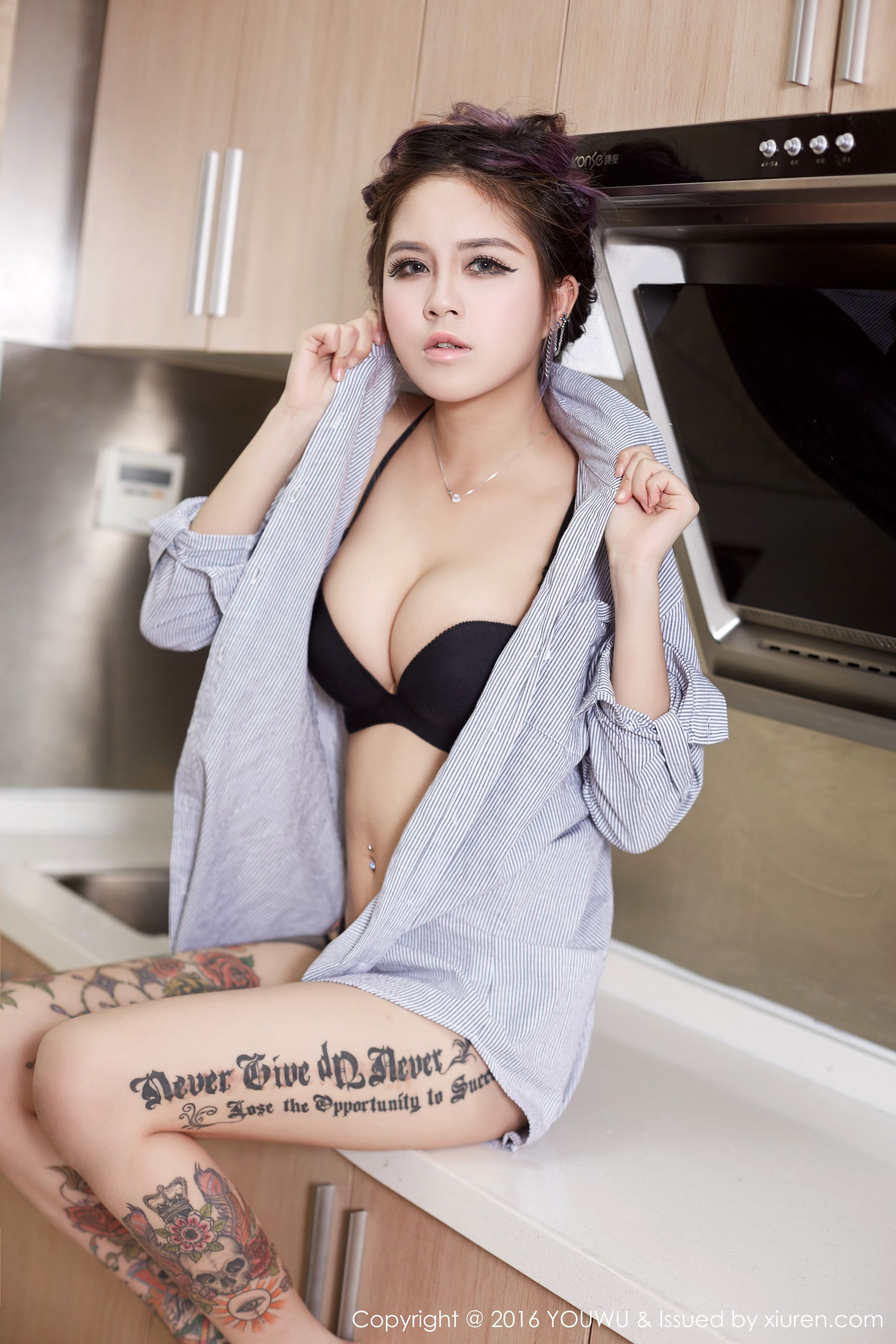 美贤子《精致靓丽的美女模特》 [尤物馆YouWu] Vol.008  