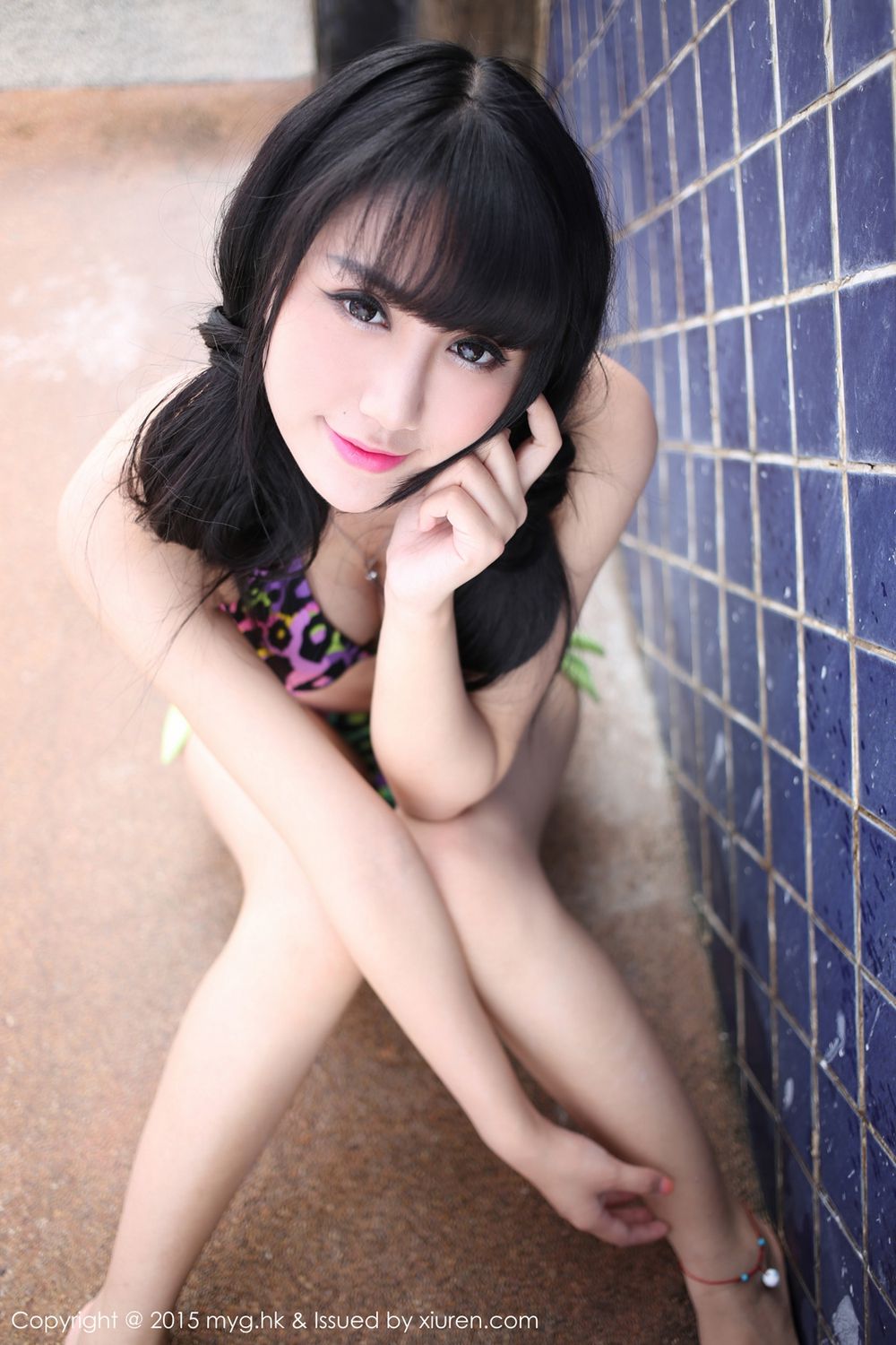 杨晓青儿《比基尼+校服外拍》 [美媛馆MyGirl] Vol.096 