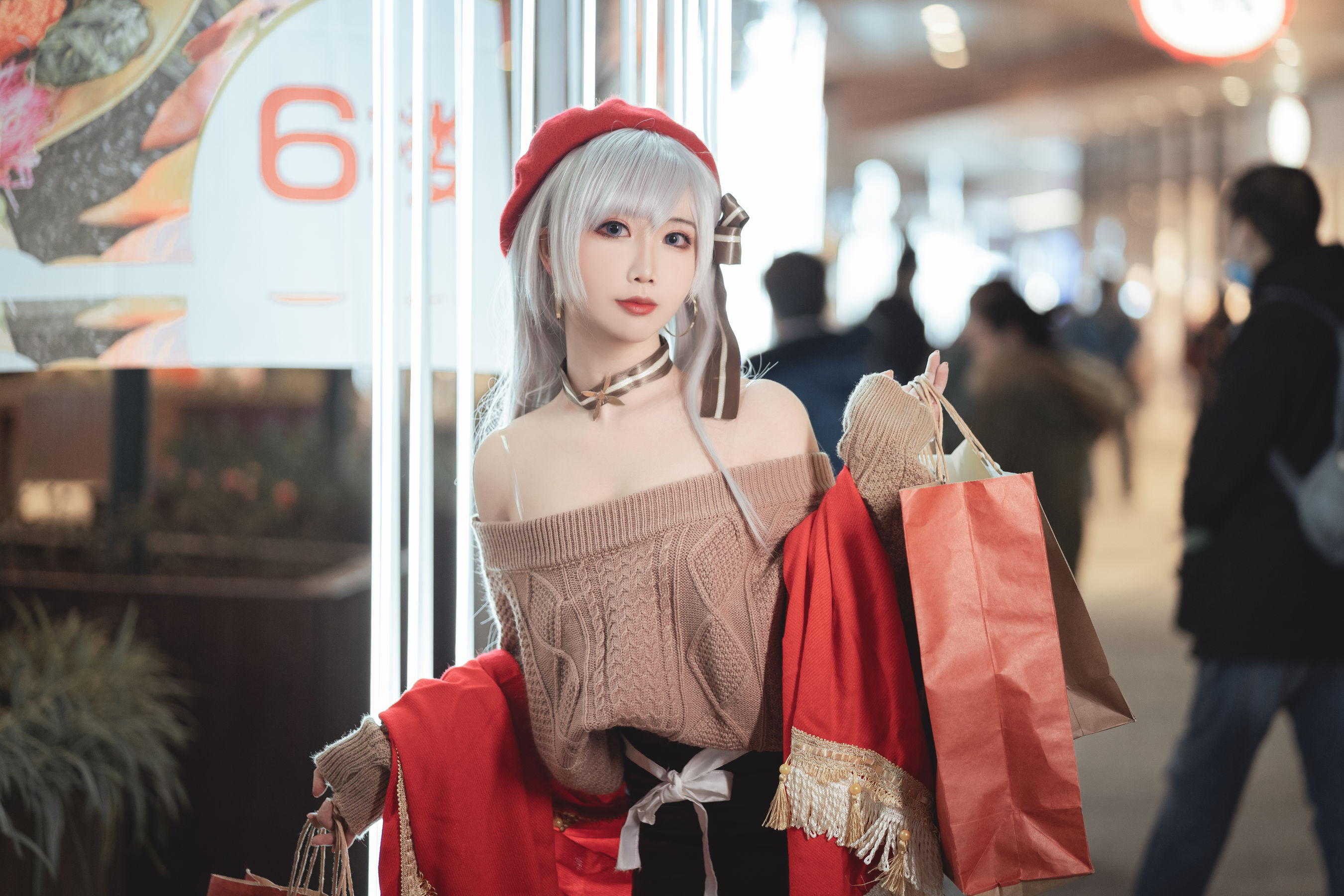 [网红COSER写真] 可爱人气Coser面饼仙儿 - 圣诞贝法