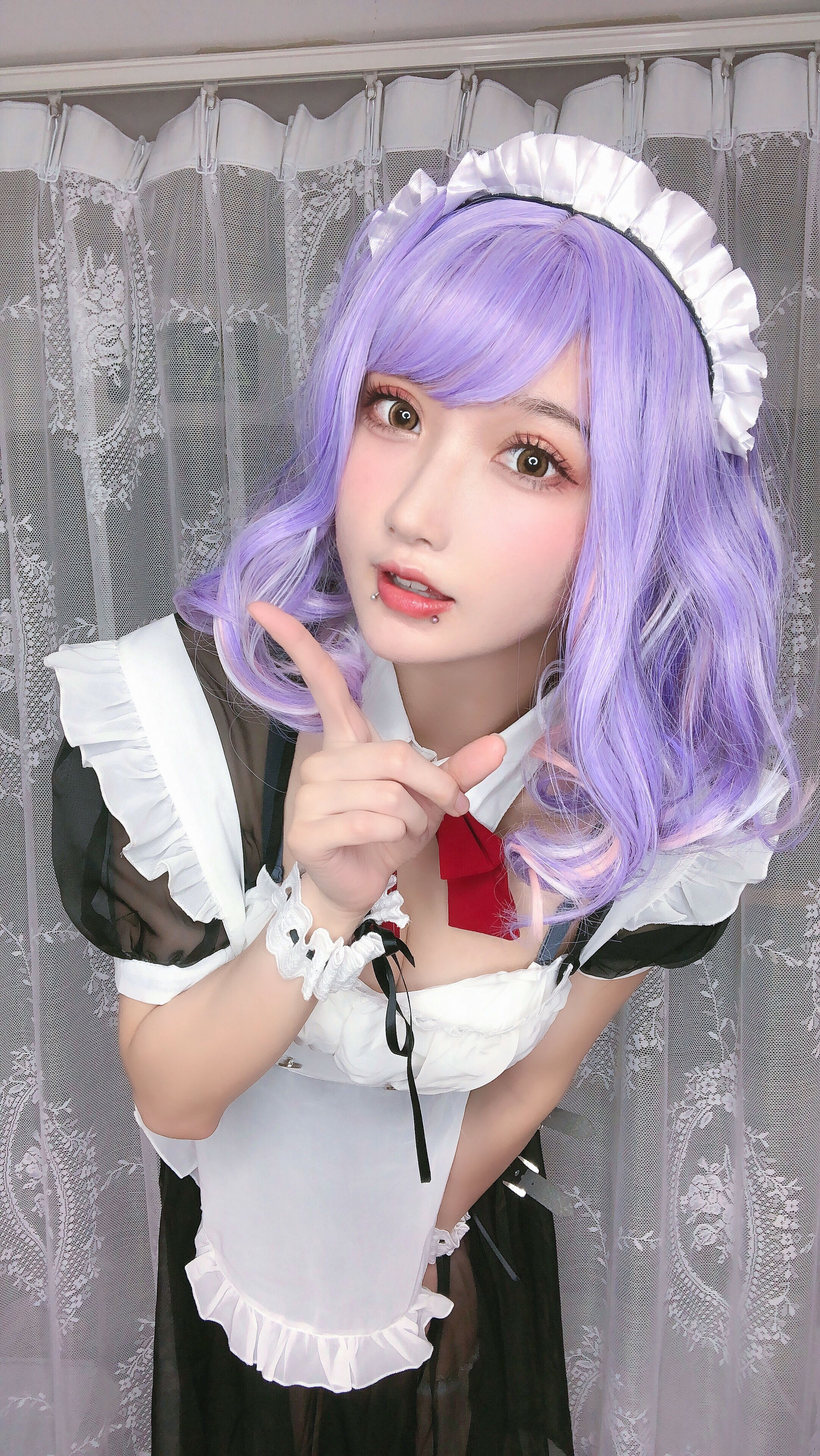 [网红COSER写真] 动漫博主阿包也是兔娘 - 女仆