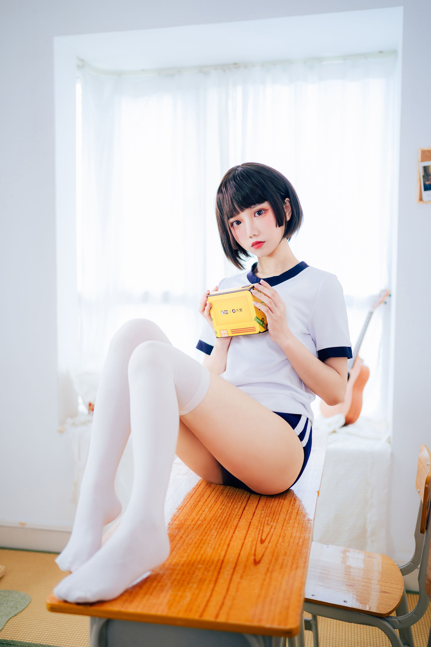[网红COSER写真] 动漫博主果咩酱w - 体操服