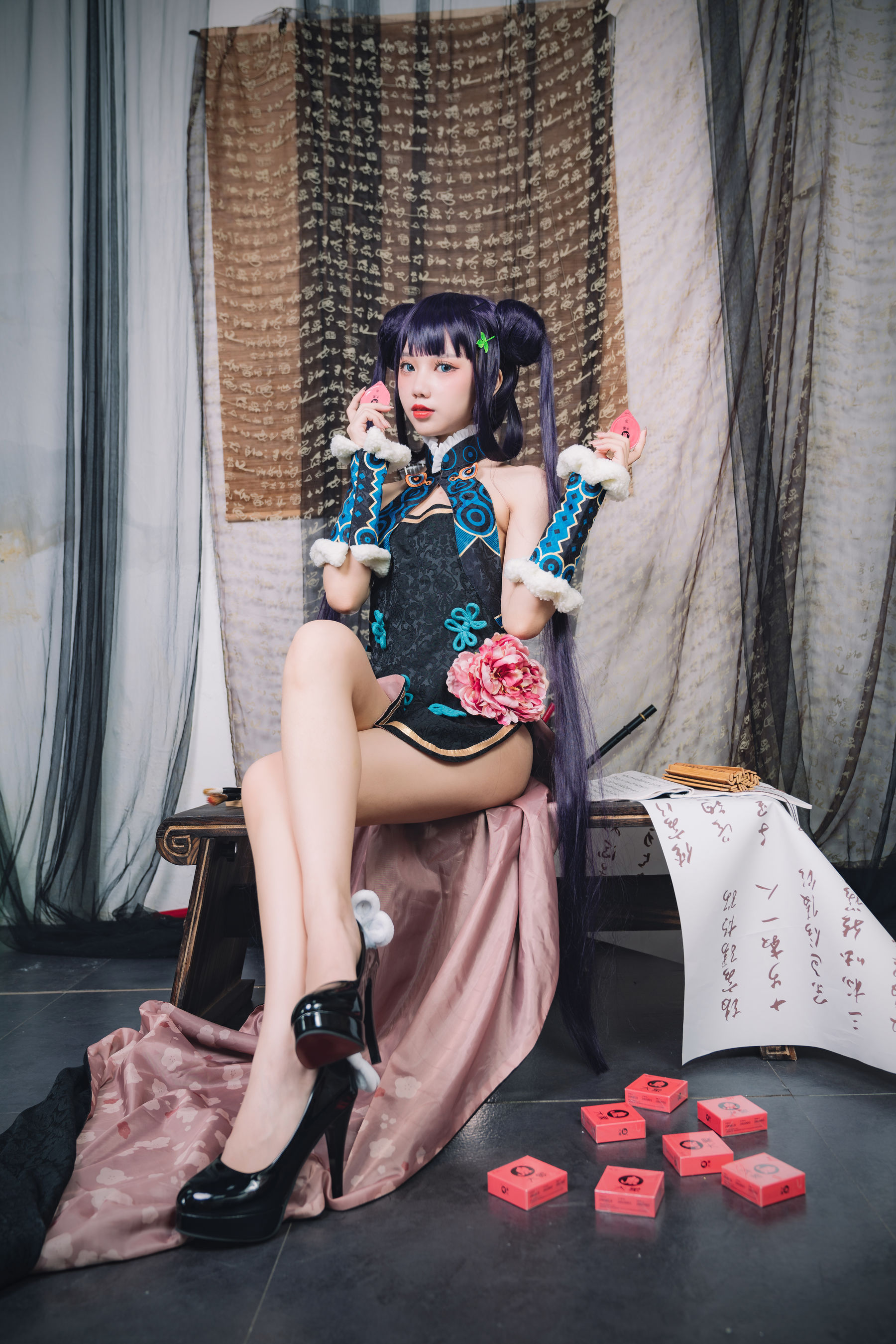 [网红COSER写真] 动漫博主果咩酱w - 杨贵妃