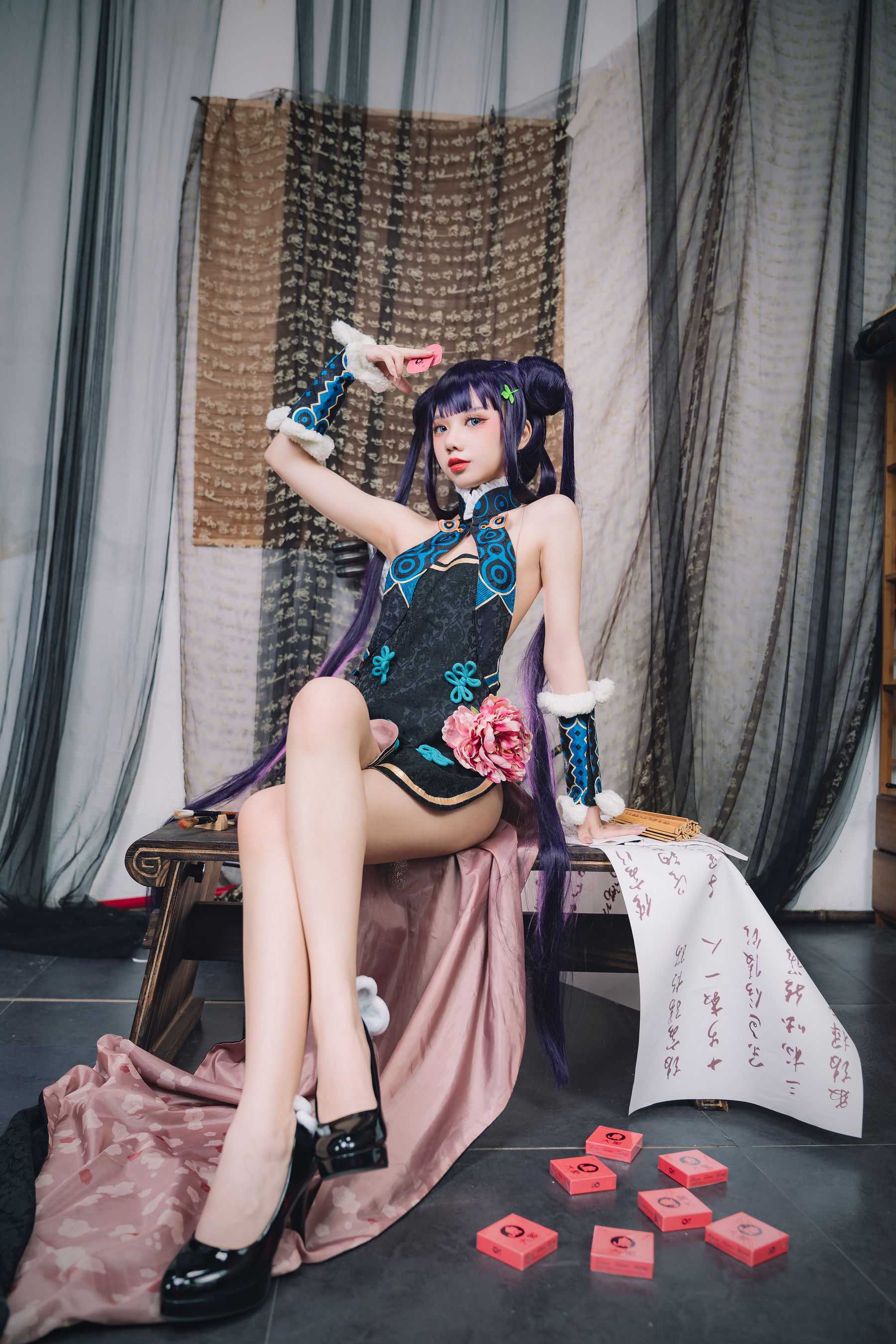 [网红COSER写真] 动漫博主果咩酱w - 杨贵妃