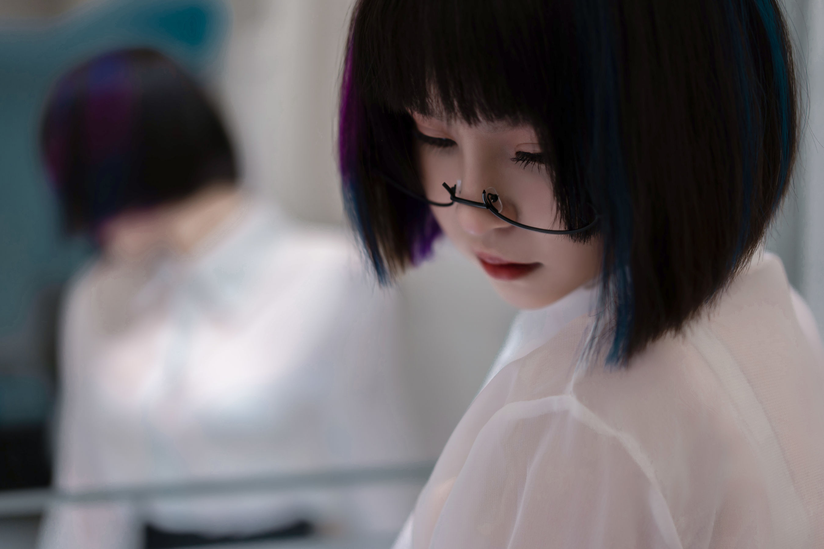 [网红COSER写真] 美少女晕崽 - 迷情小秘