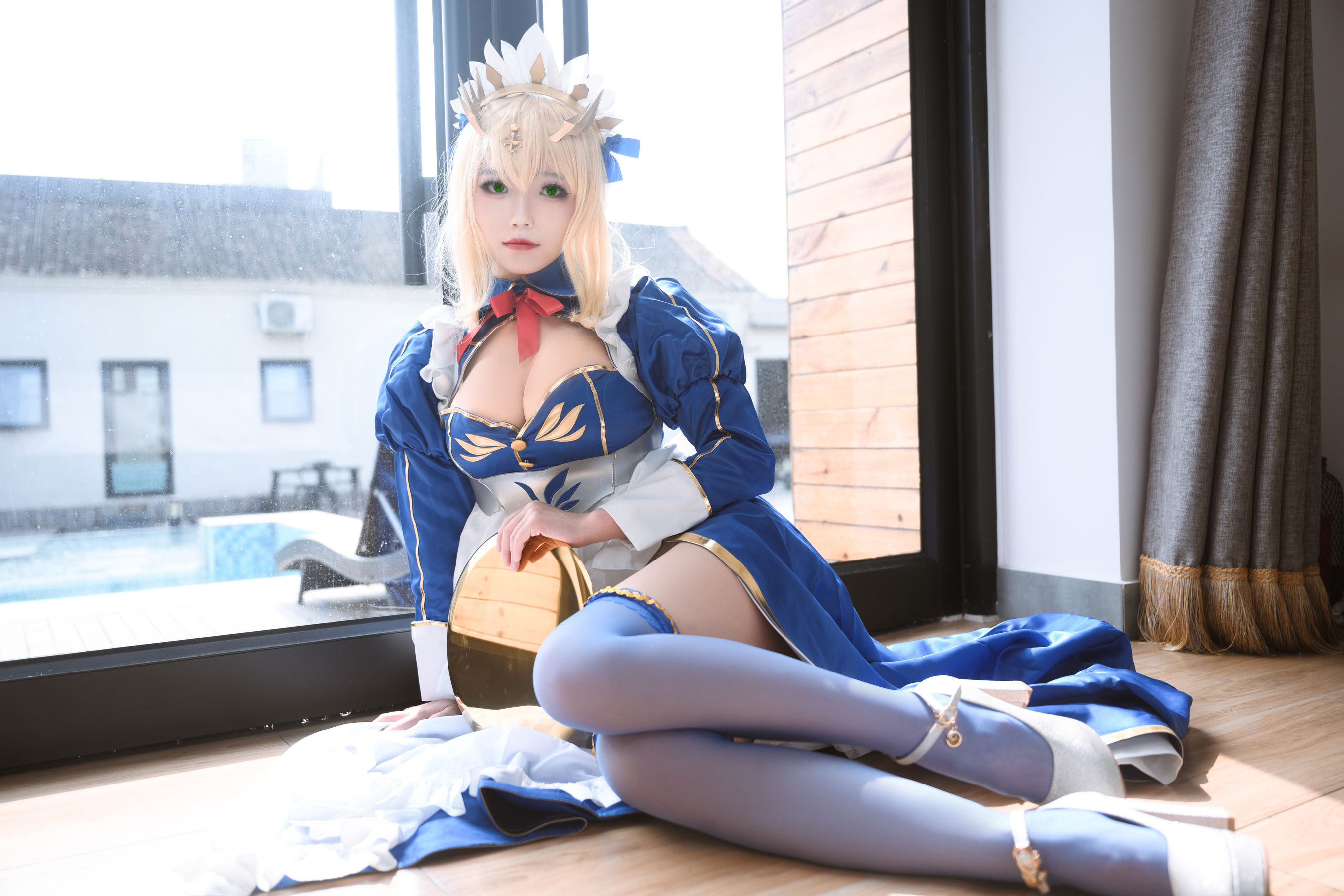 [网红COSER写真] Cosplay汪知子 - 白枪呆