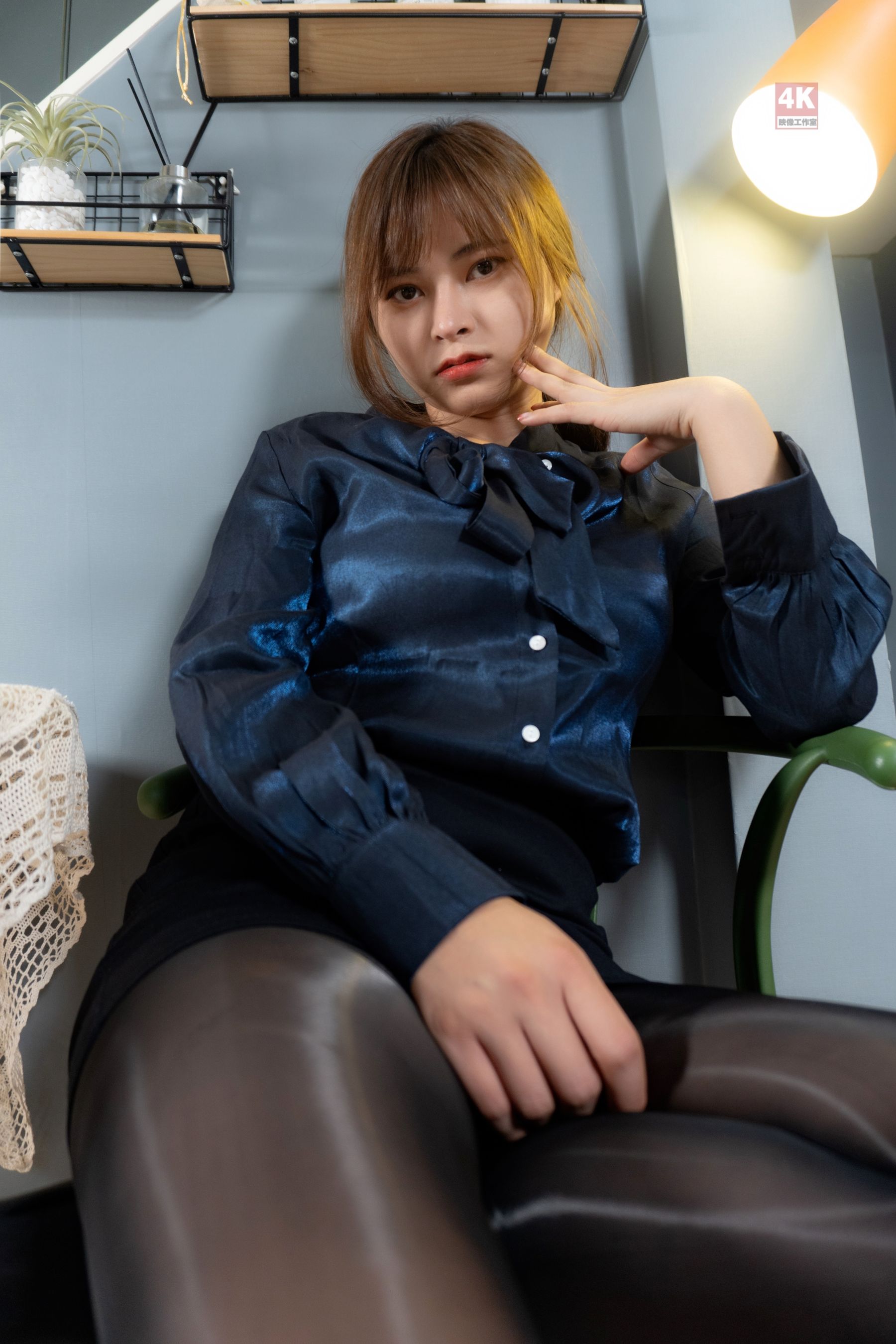 [丽柜Ligui] 网络丽人 Model 奈沐子 《黑秘书 ro 白秘书》