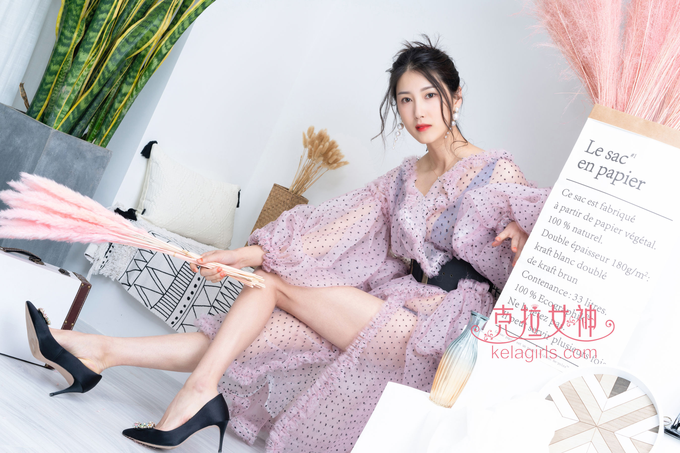 [克拉女神Kelagirls]  王睿 赤脚红尖