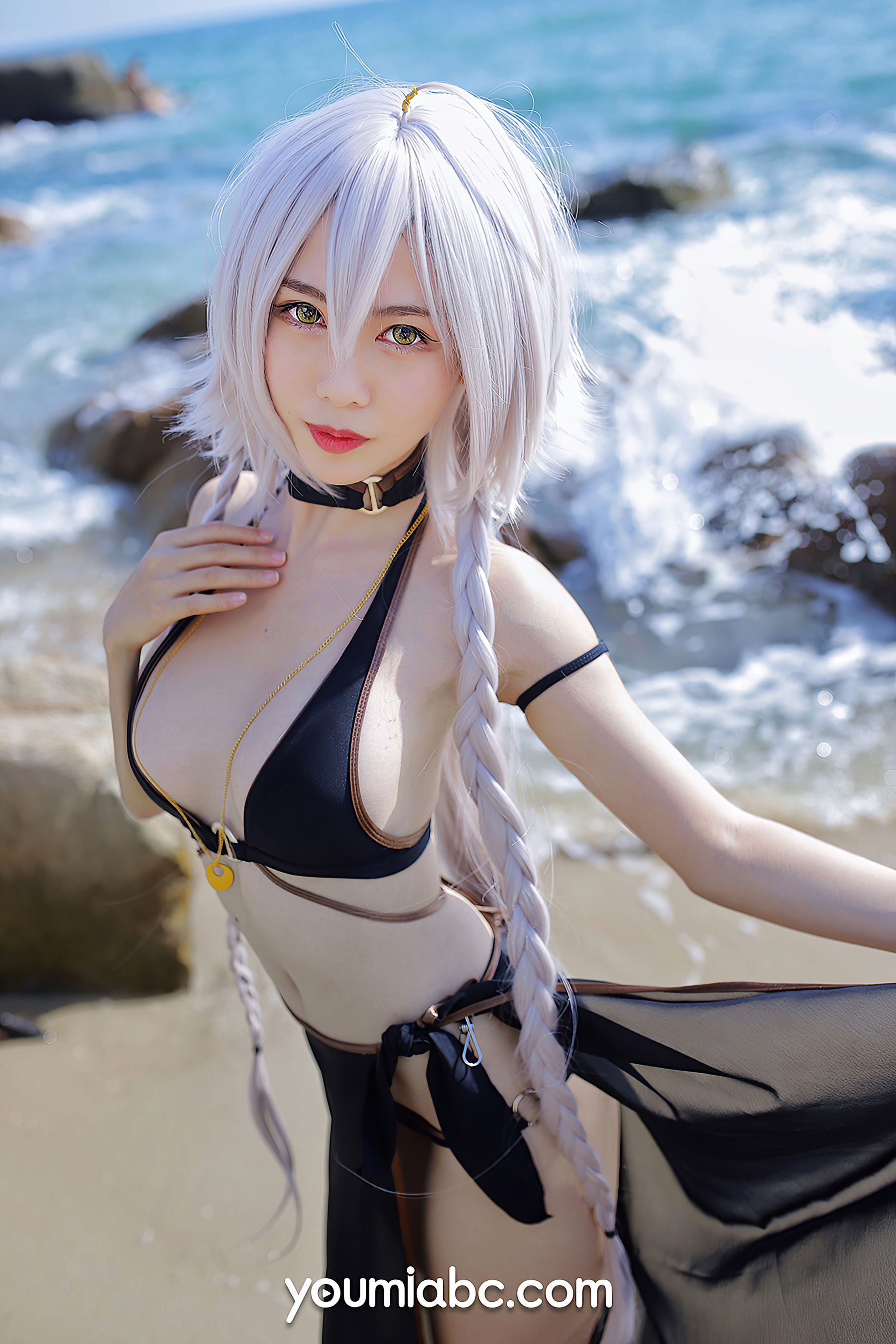 [尤蜜YouMi]  抖娘利世 FGO~泳装黑贞德