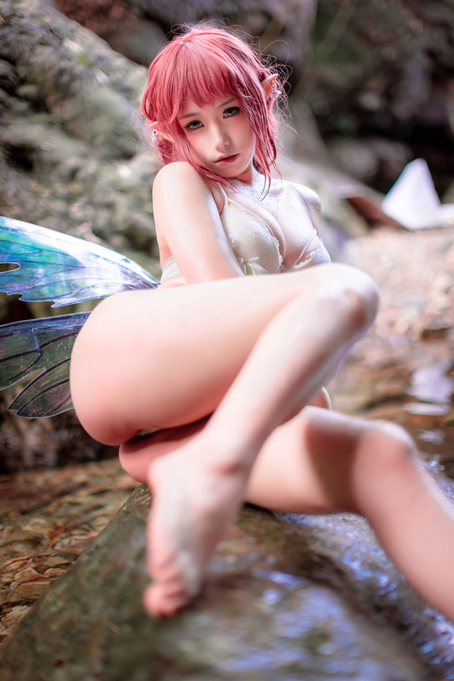 [网红COSER写真] 一北亦北 - 花精灵
