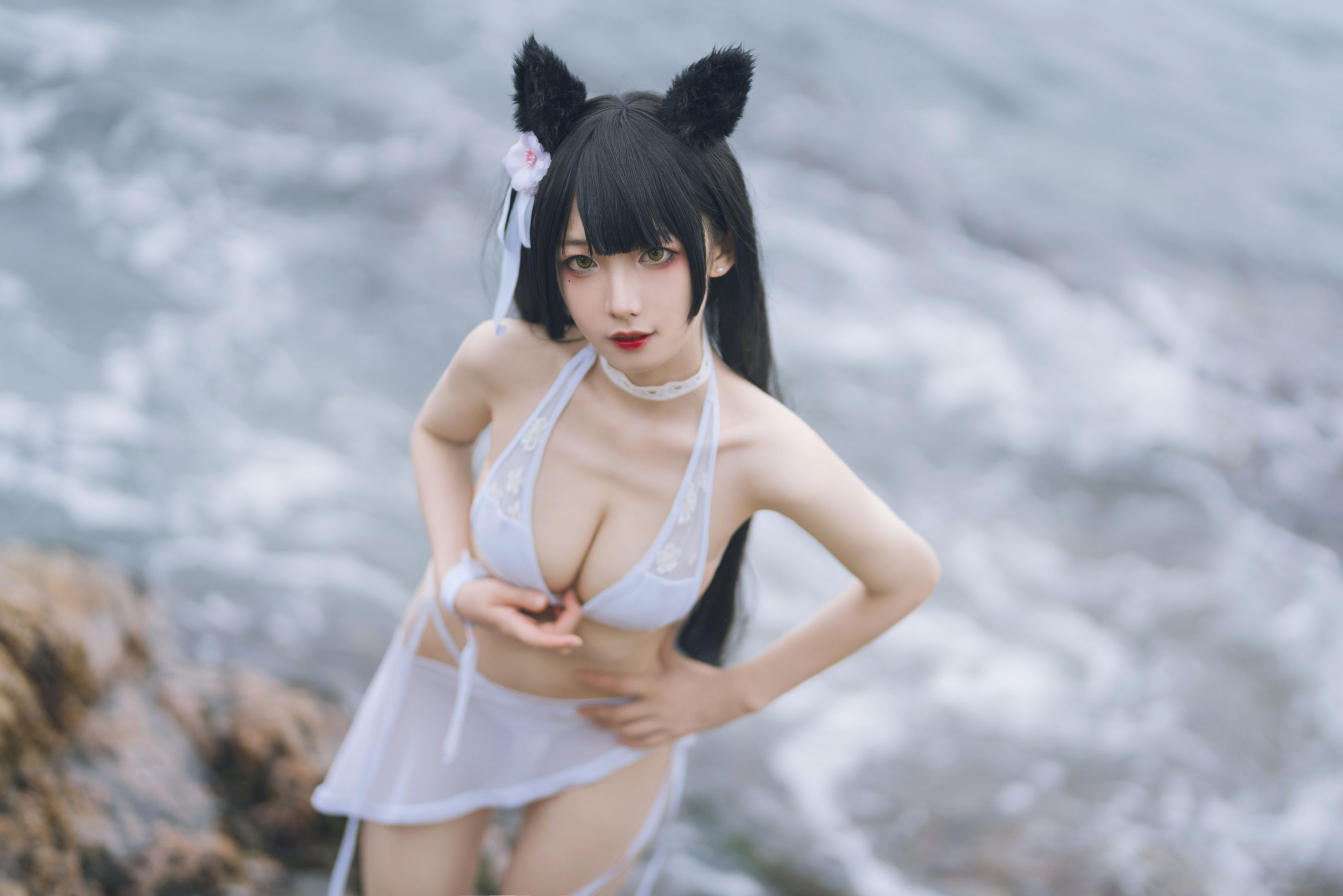 [网红COSER写真] 动漫博主封疆疆v - 爱宕泳装