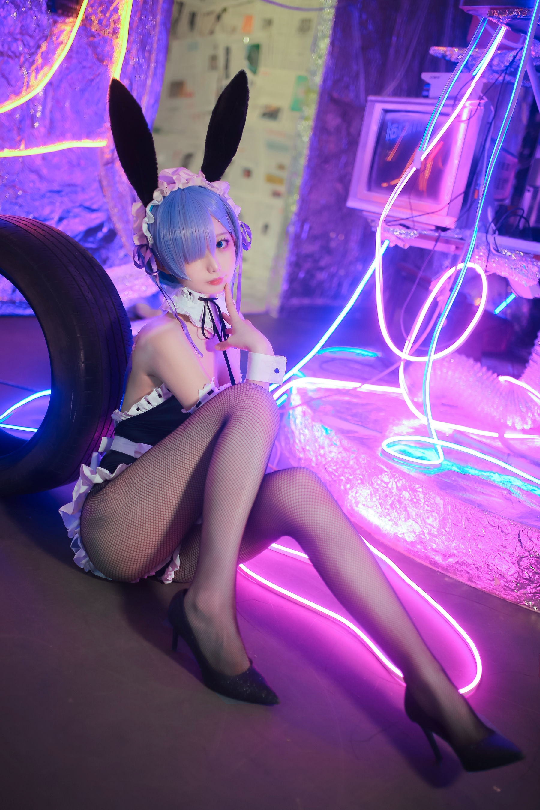[网红COSER写真] 动漫博主封疆疆v - 蕾姆兔女郎