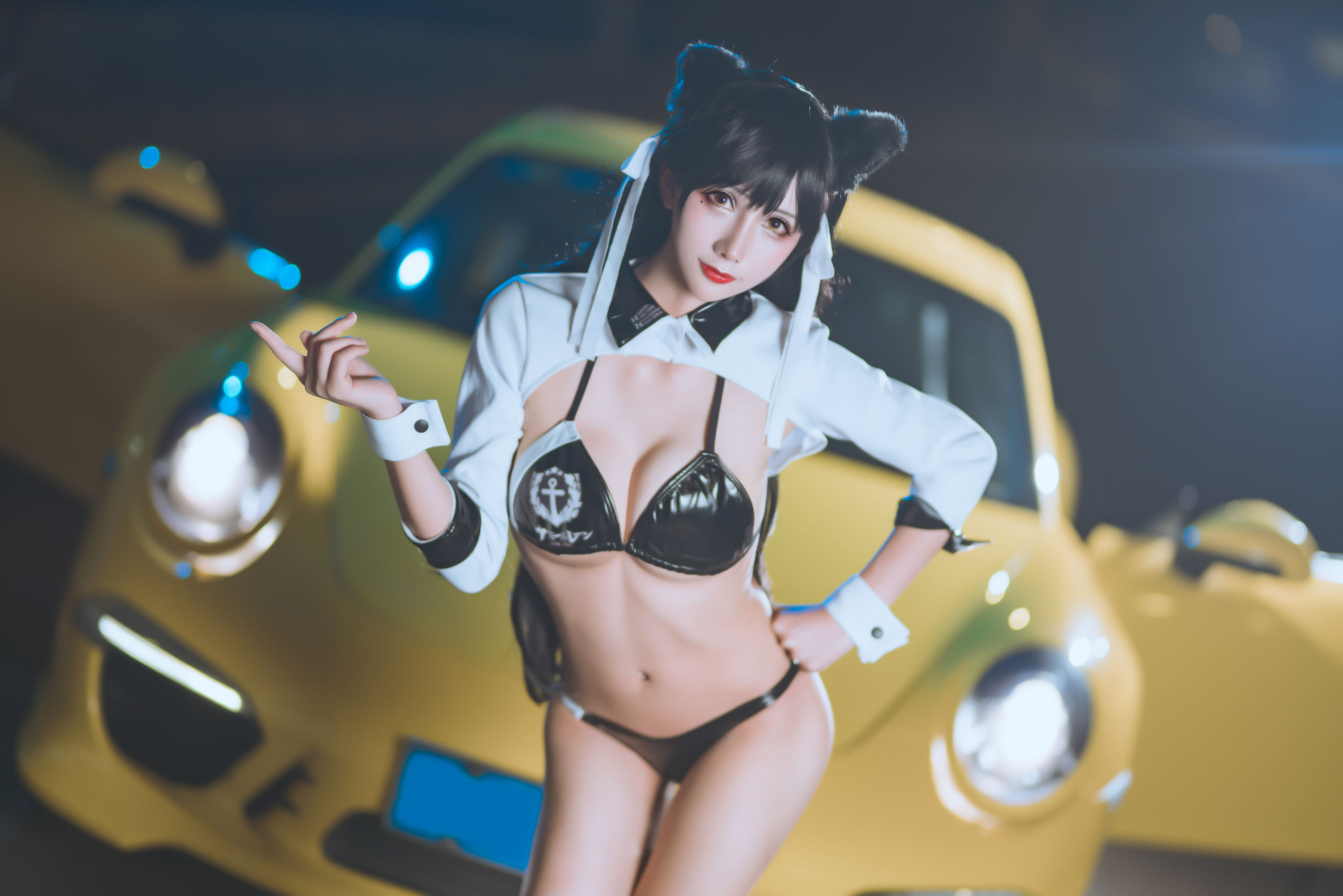 [网红COSER写真] 动漫博主雅祈 - 碧蓝航线赛车爱宕