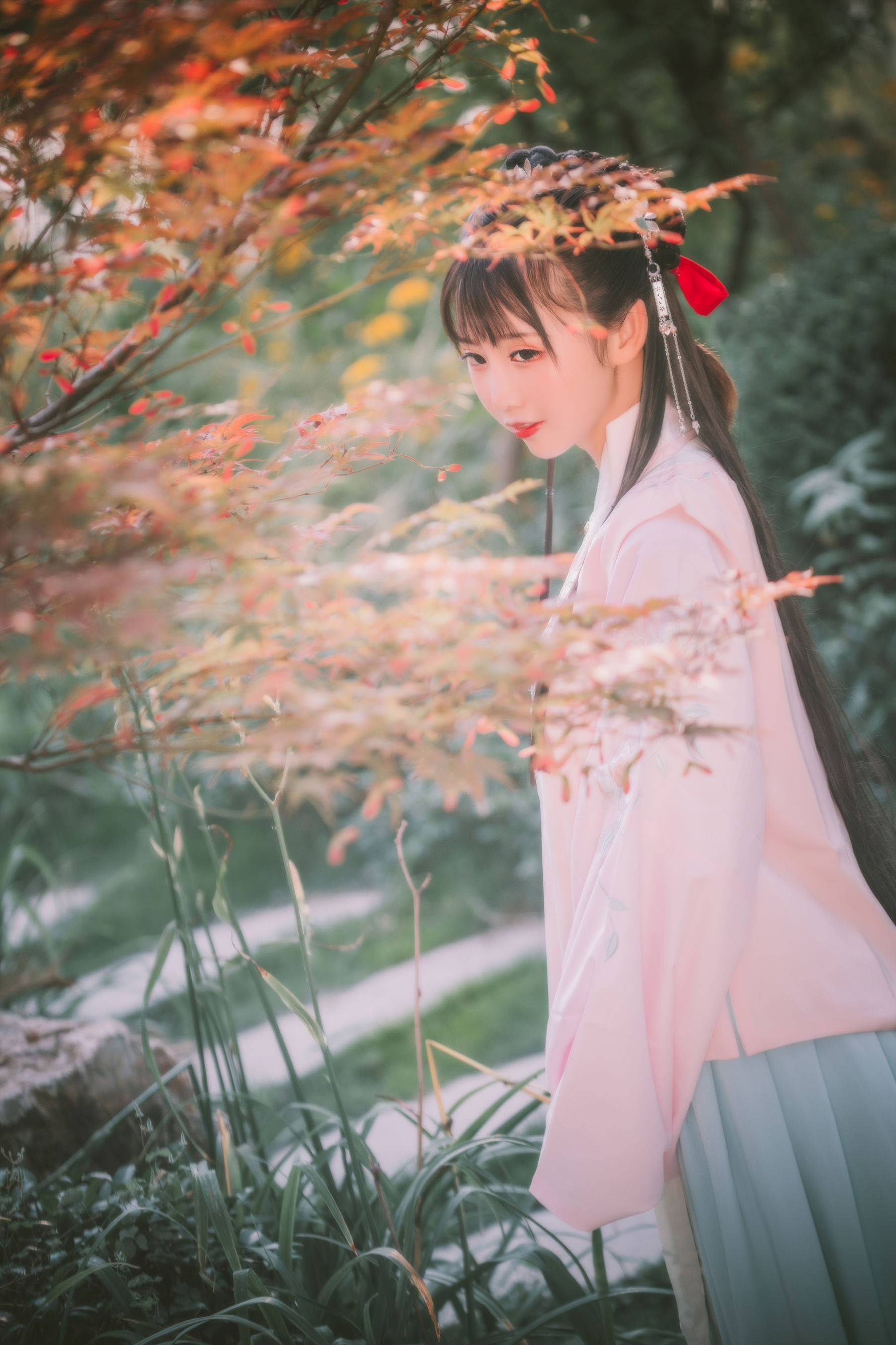 [网红COSER写真] 可爱人气Coser面饼仙儿 - 明治汉服