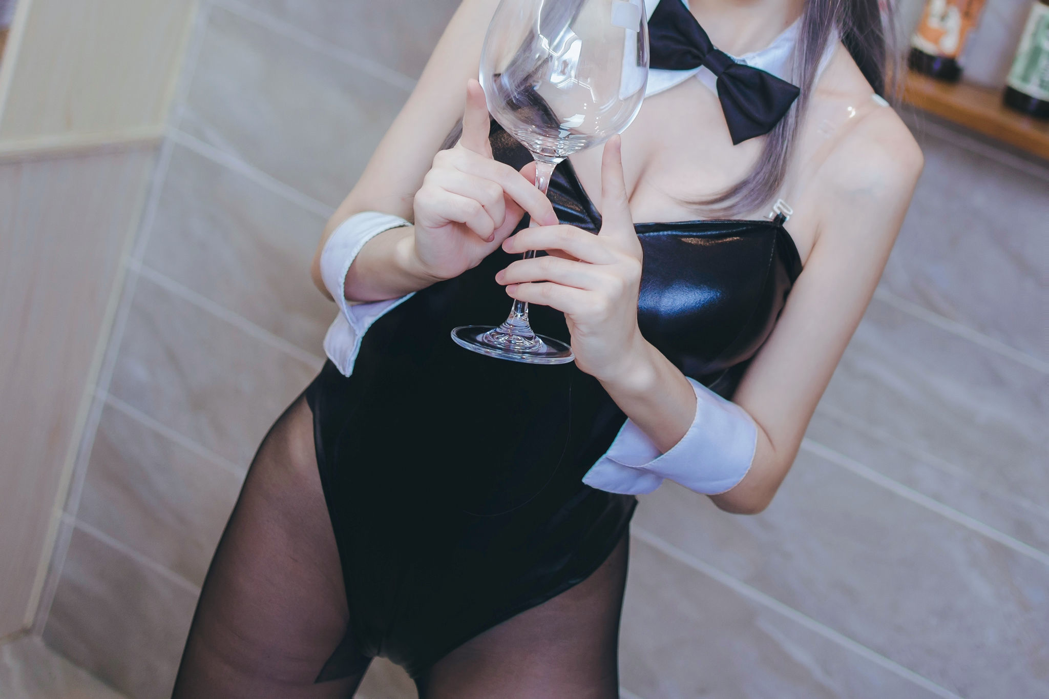 [网红COSER写真] Coser衣衣 - 麻衣兔女郎