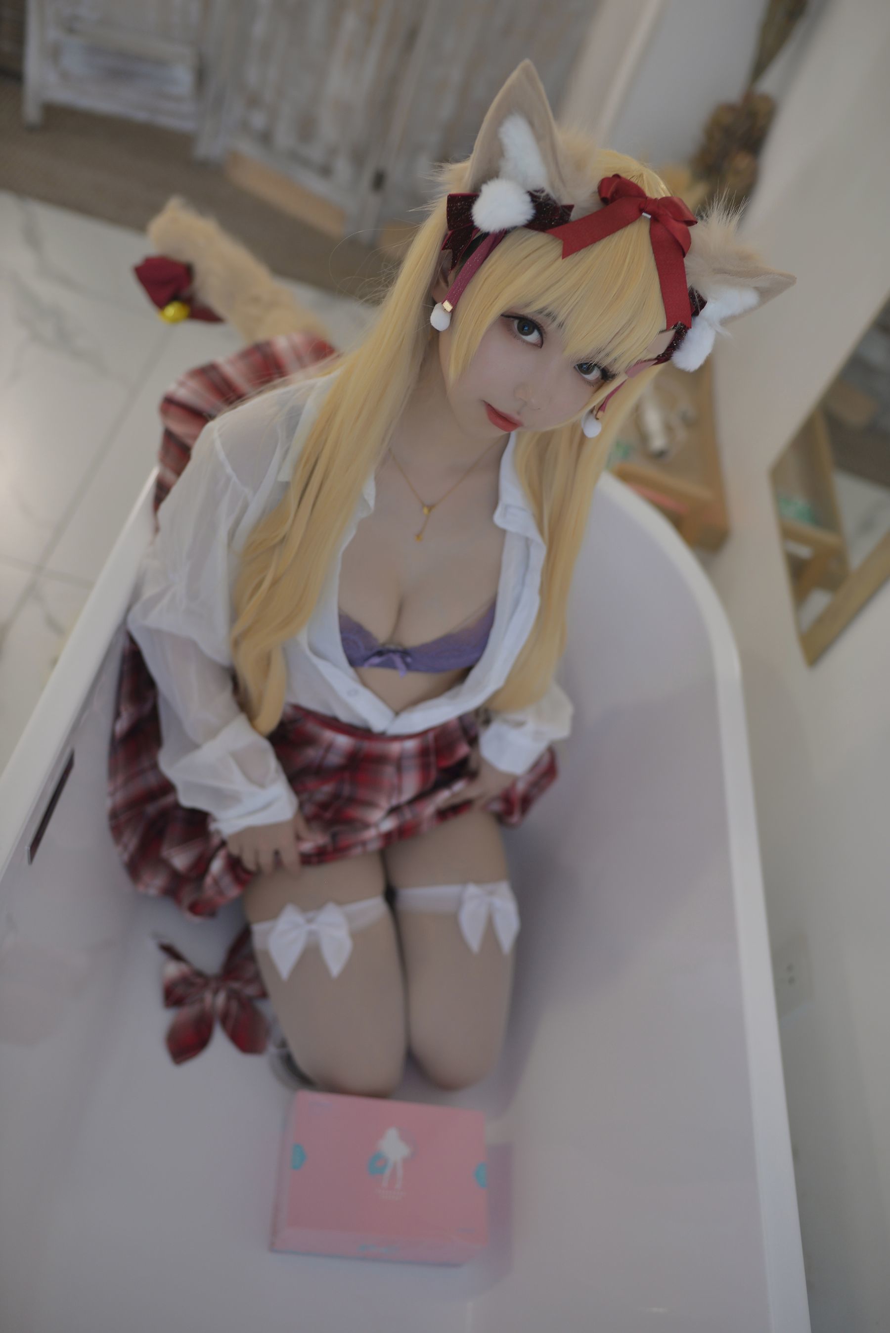 [网红COSER写真] Cos小姐姐雪琪 - 千岛酱猫耳