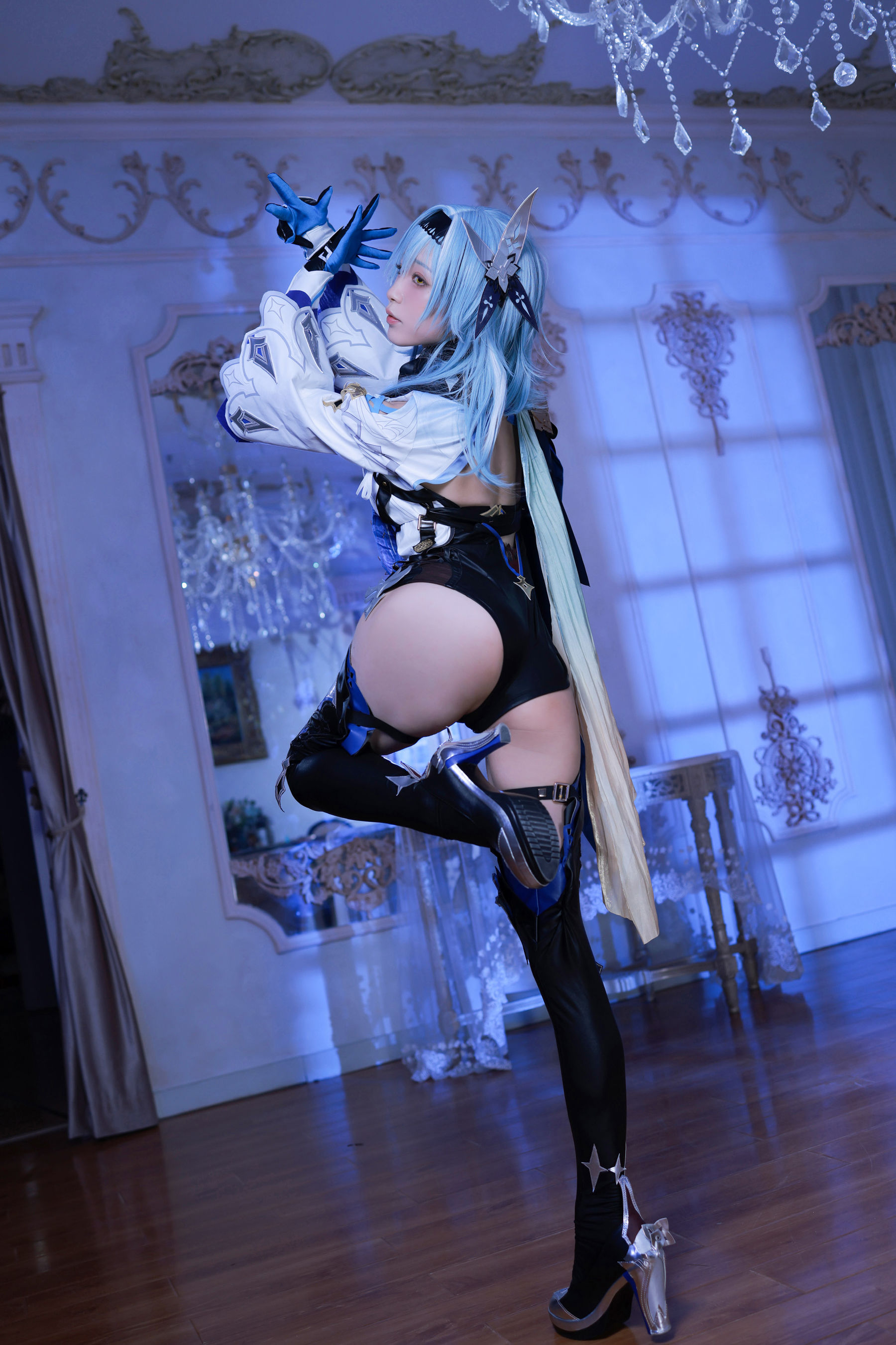 [网红COSER写真] 动漫博主水淼aqua - 原神优菈 原造