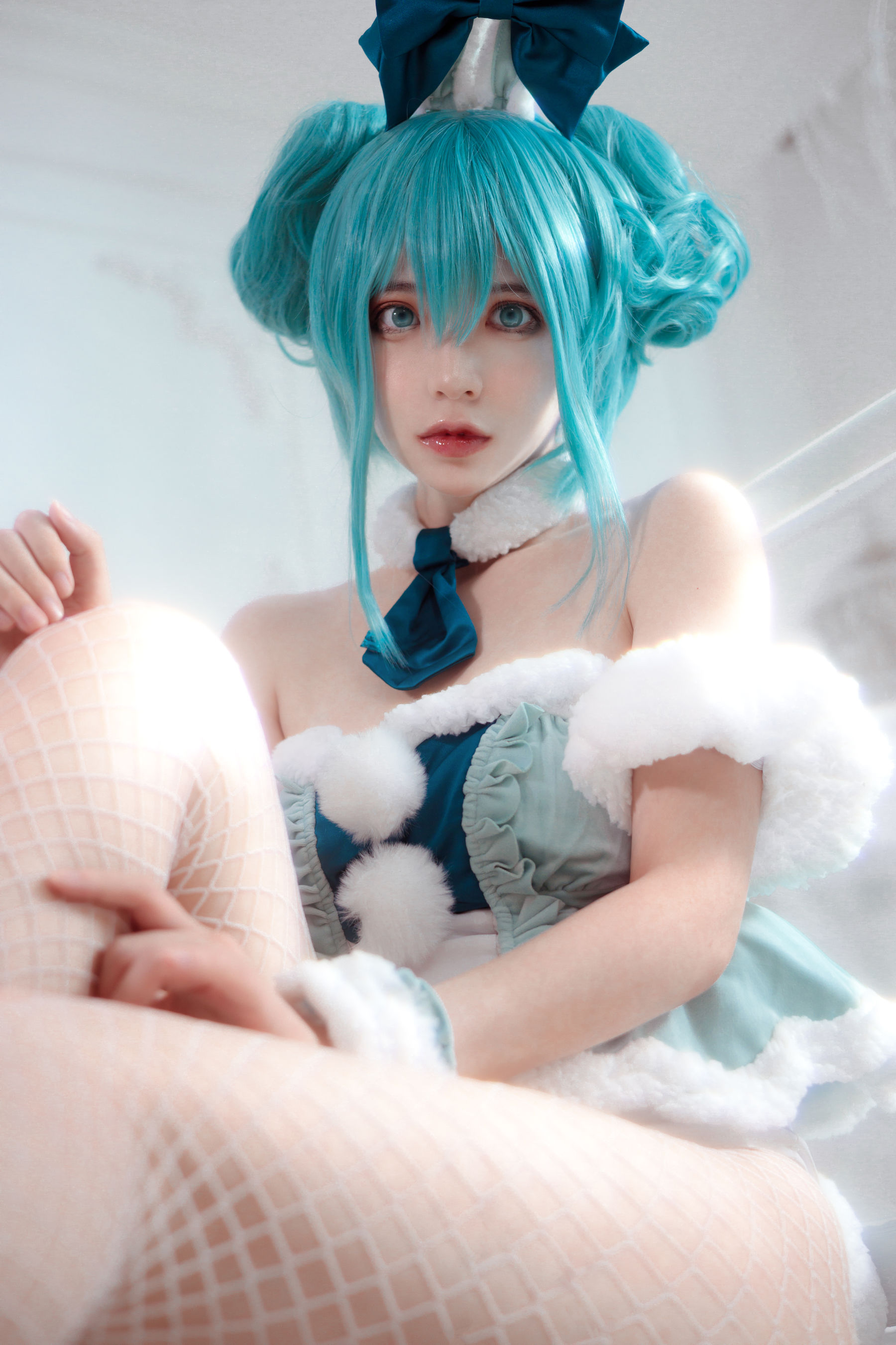 [网红COSER写真] 疯猫ss - miku初音兔女郎