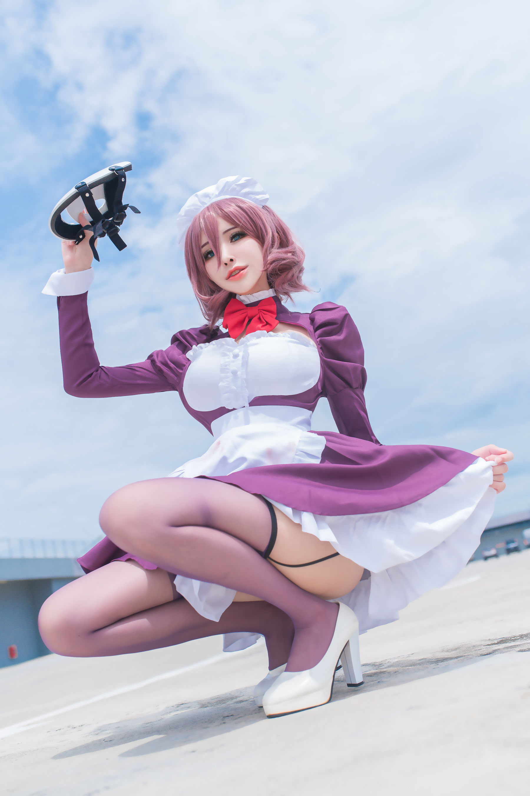 [网红COSER写真] 花リリ(Plant Lily) - Maid Mask