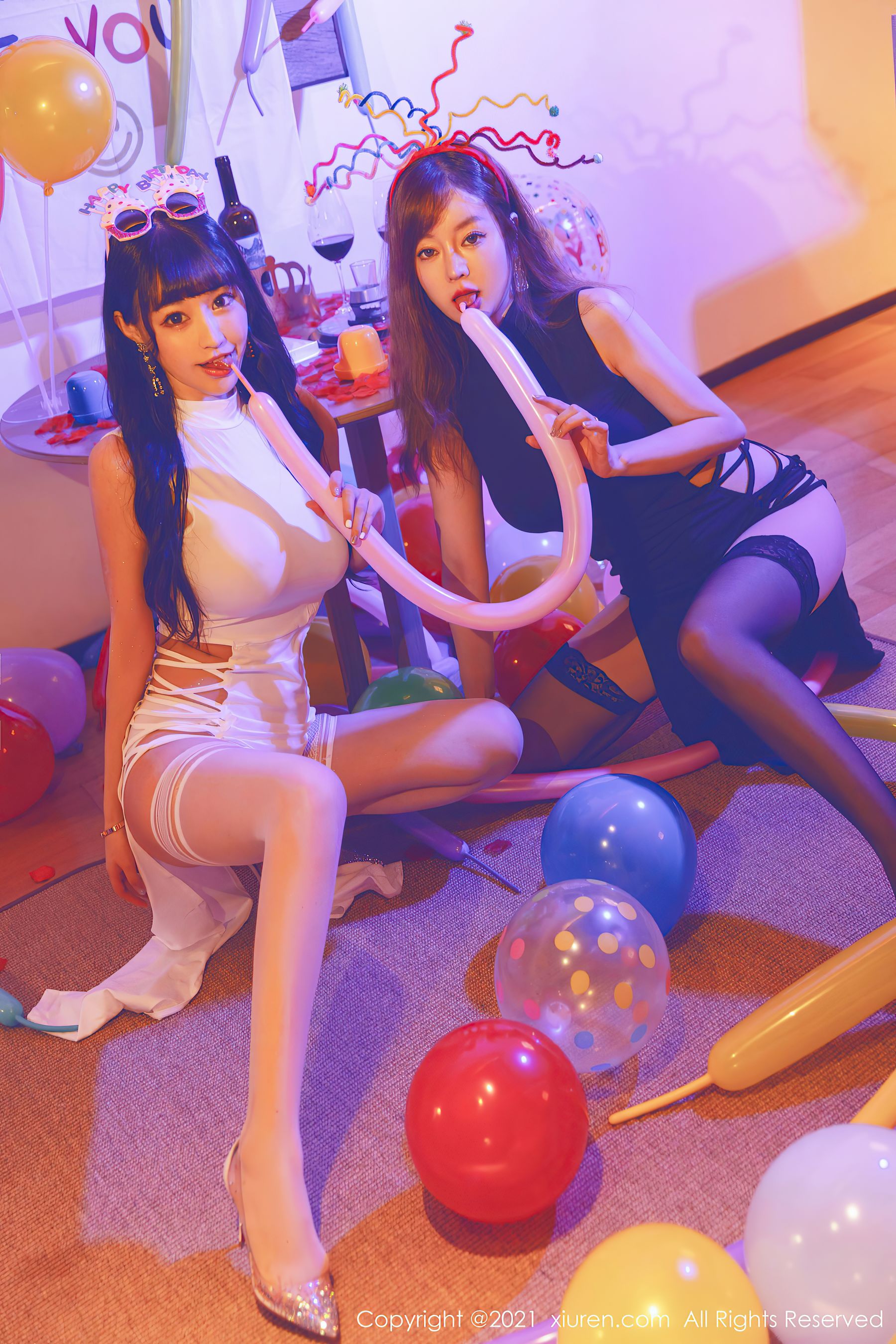[秀人XiuRen] No.4025 朱可儿Flower、王雨纯