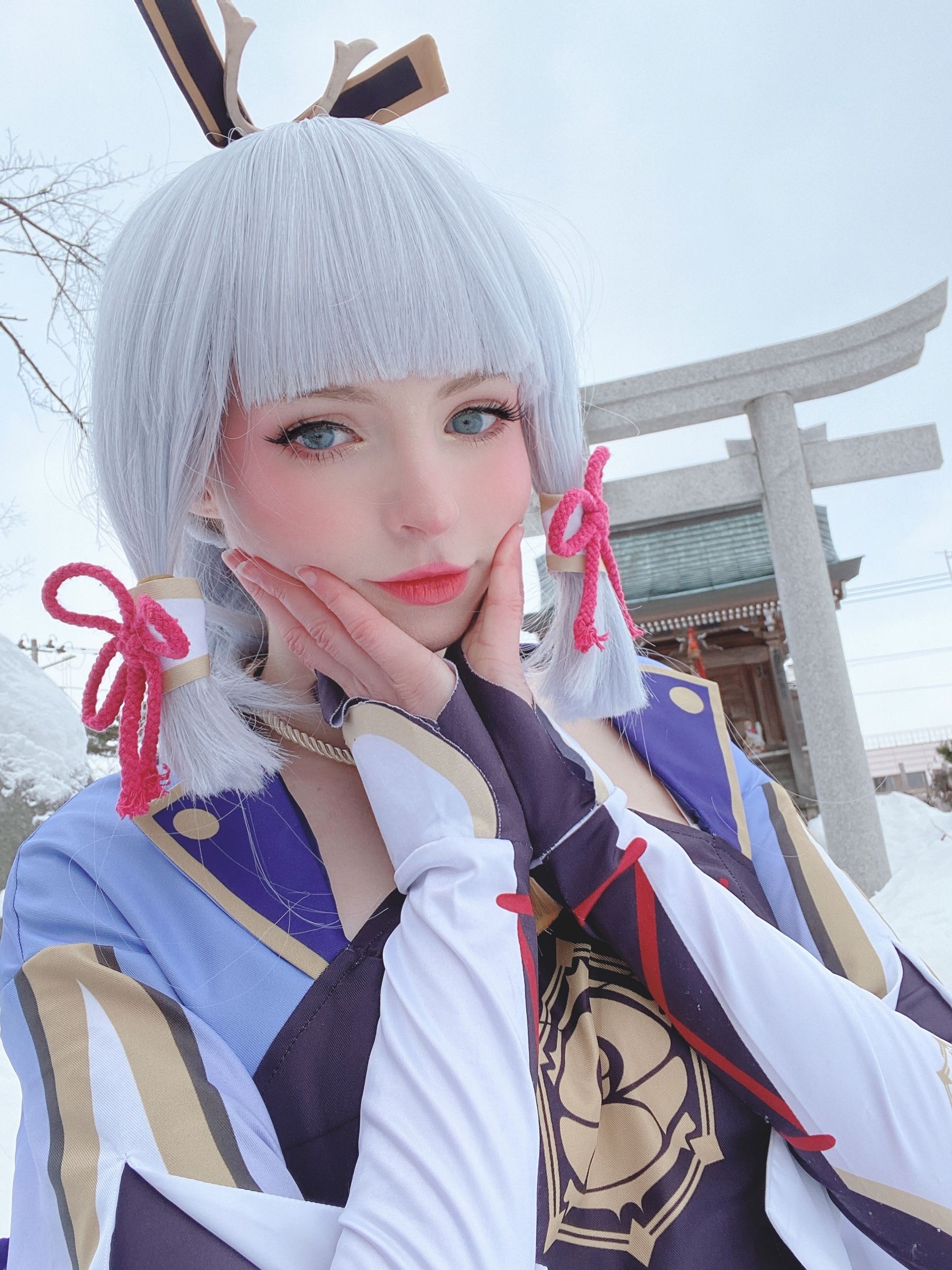 [福利COS] Peach milky - Ayaka genshin impact