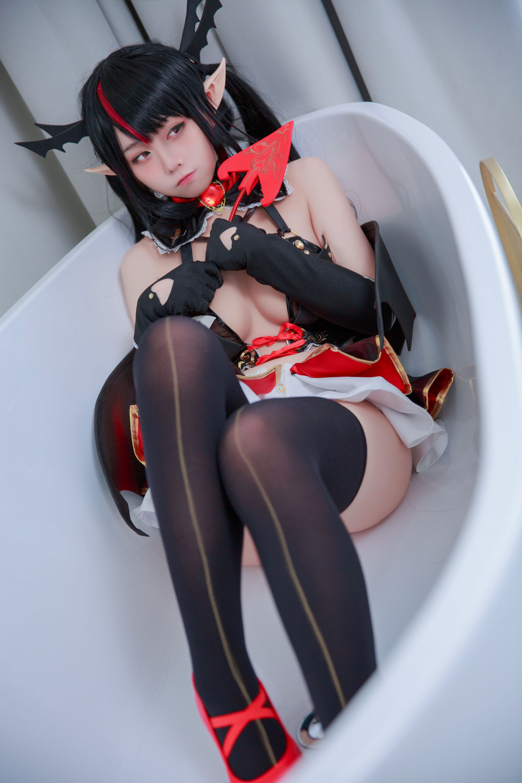 [福利COS] 动漫博主G44不会受伤 - 萝蓓莉雅 魅魔