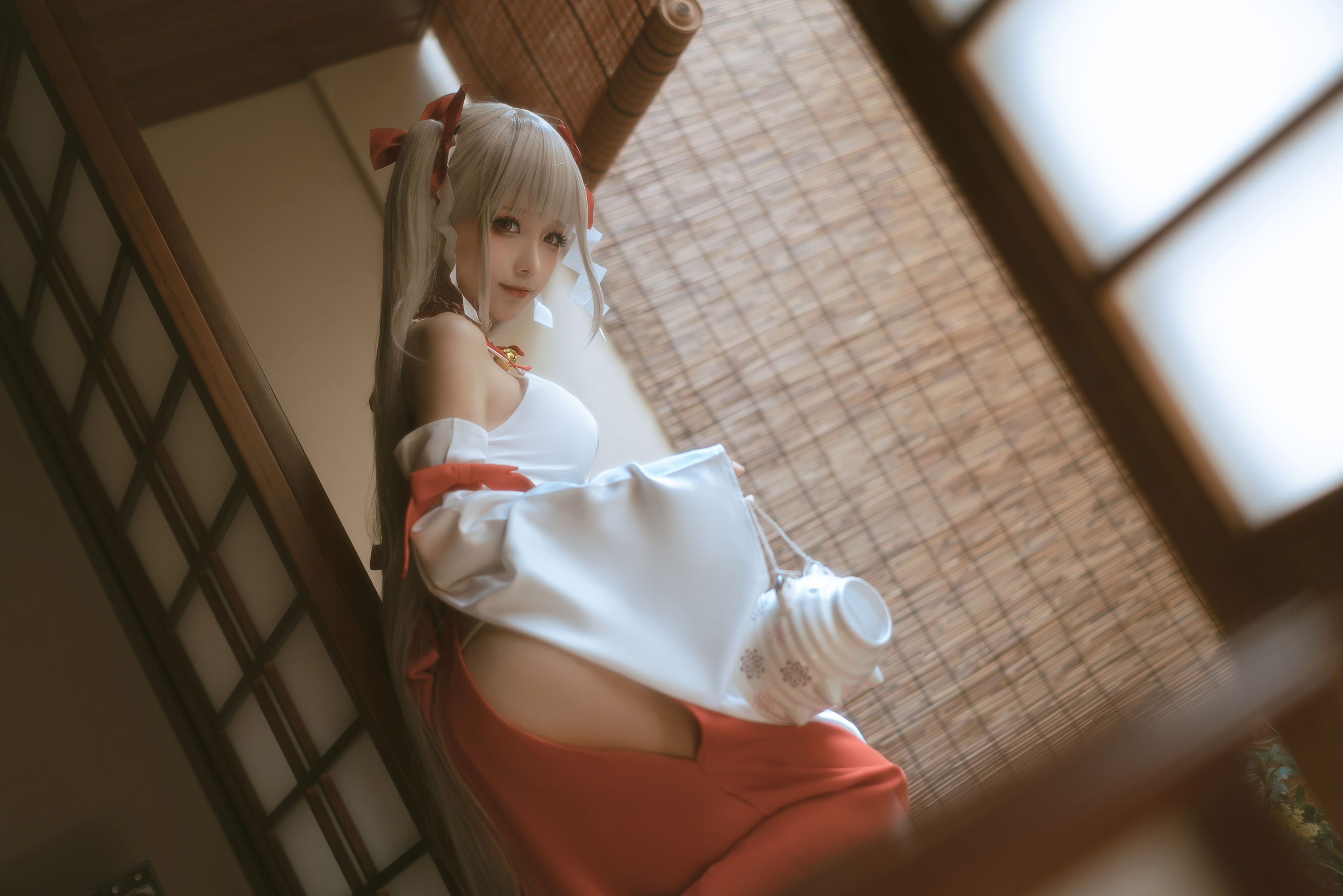 [福利COS] 动漫博主蠢沫沫 - 可畏巫女