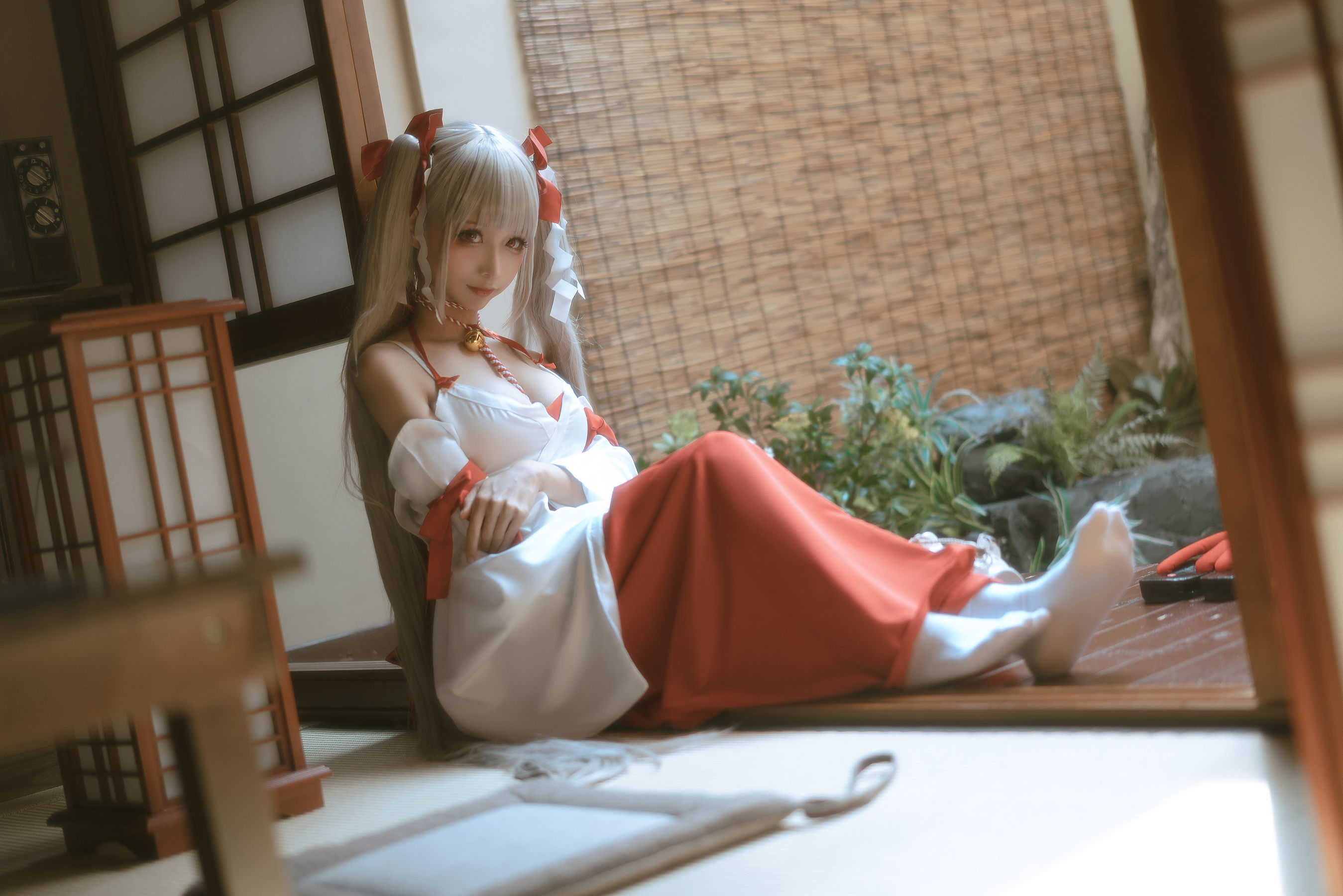 [福利COS] 动漫博主蠢沫沫 - 可畏巫女
