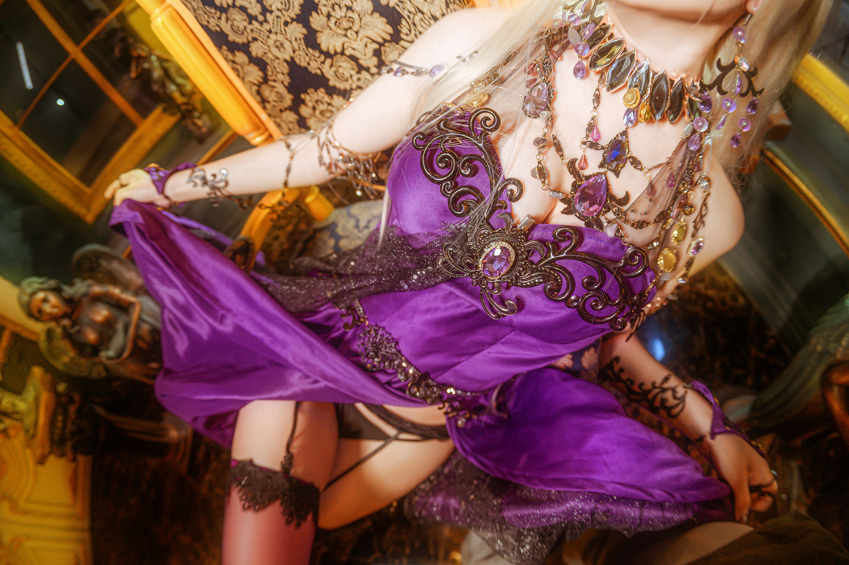 [福利COS] 动漫博主阮邑_Fairy - 黑枪呆礼服