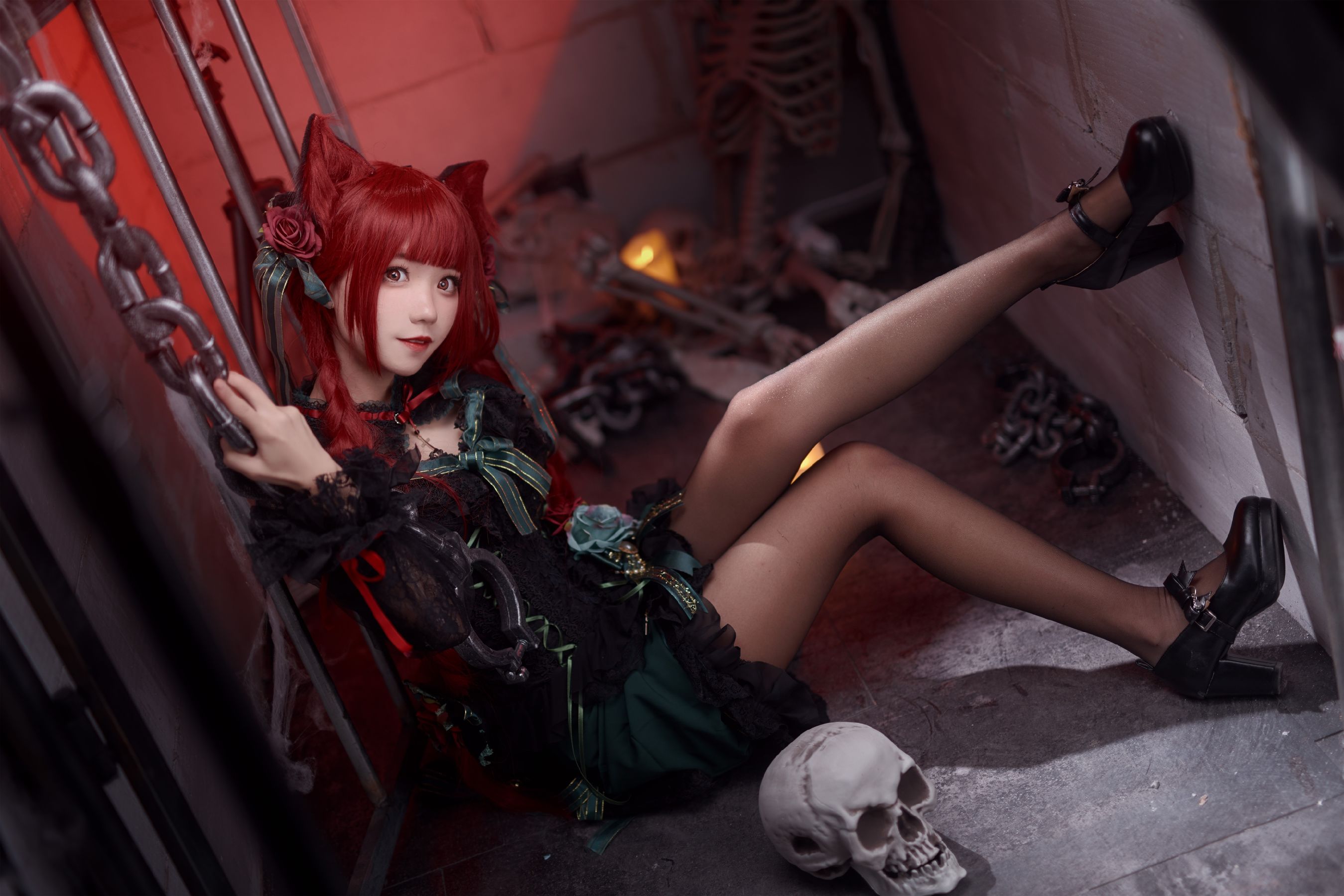 [福利COS] 花柒Hana - 火焰猫燐