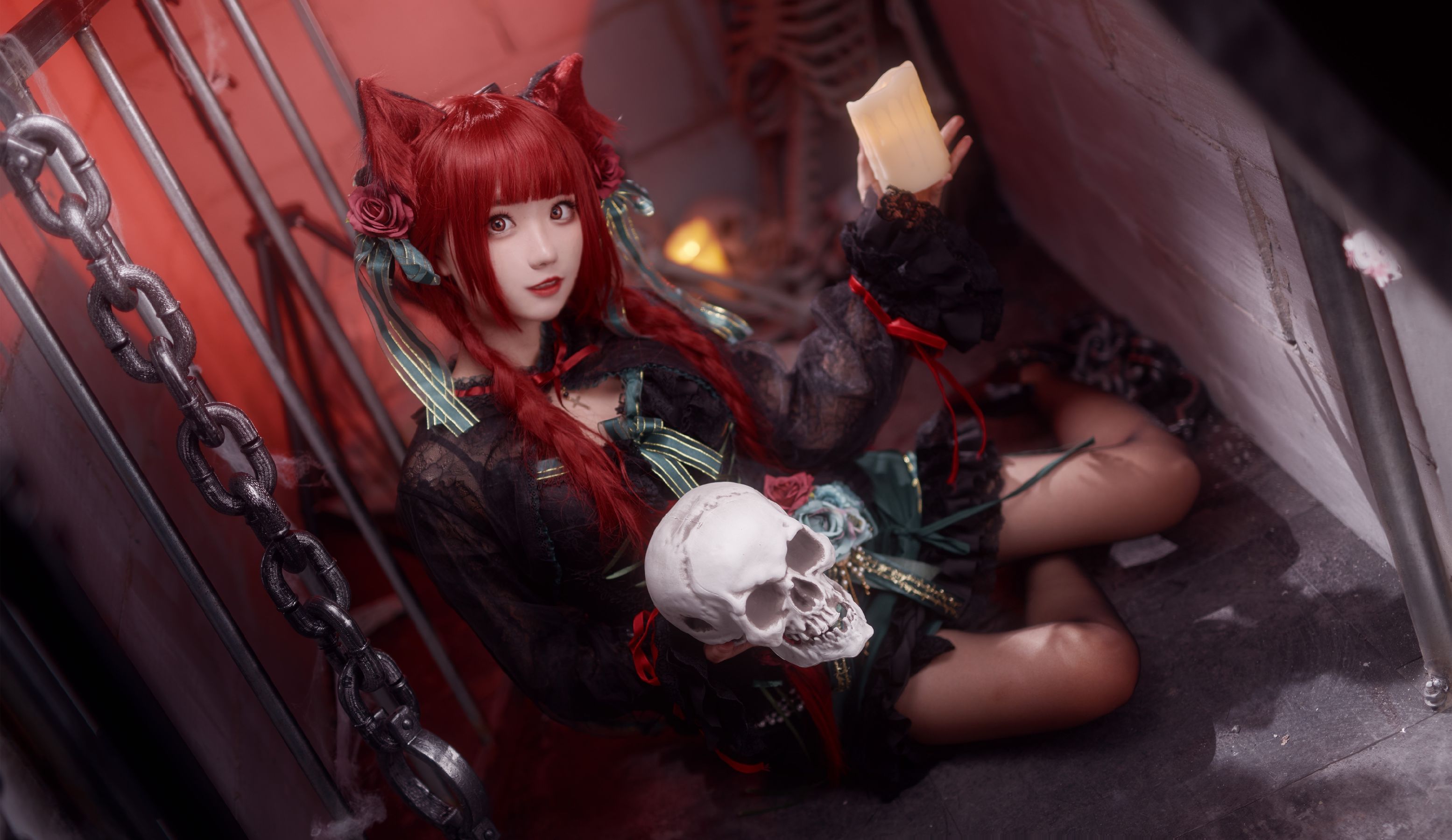[福利COS] 花柒Hana - 火焰猫燐