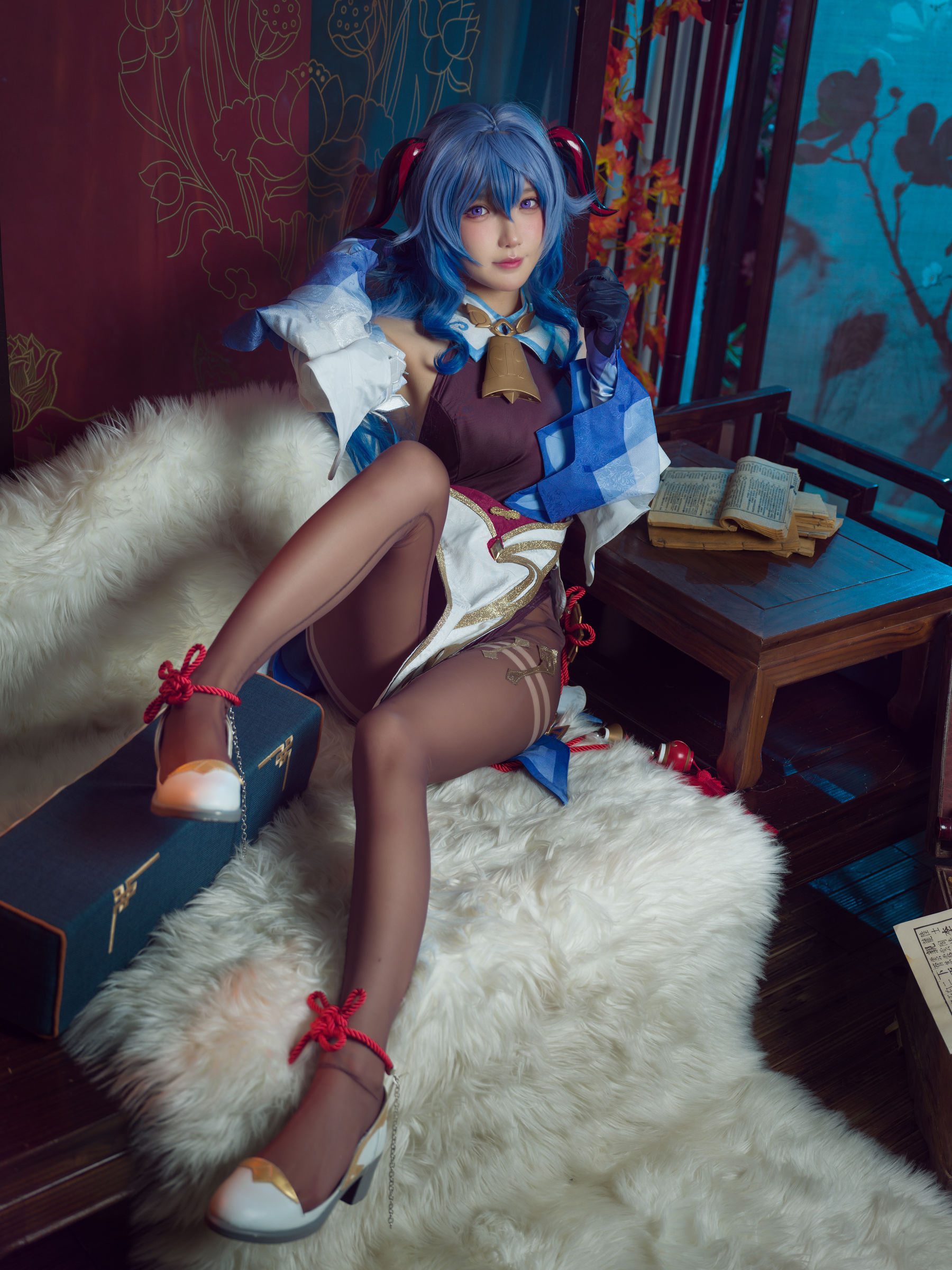 [福利COS] 动漫博主阿包也是兔娘 - 舰长 原神甘雨