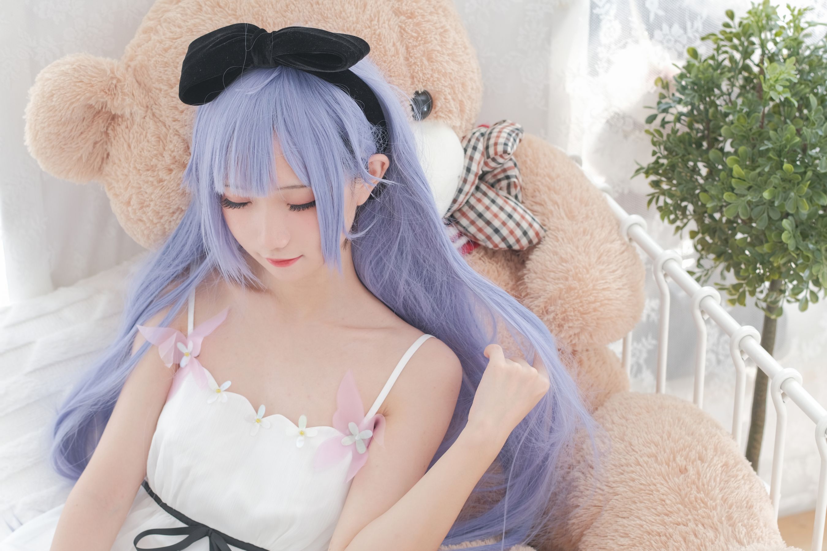 [福利COS] 花柒Hana - 独角兽清凉阅读时光
