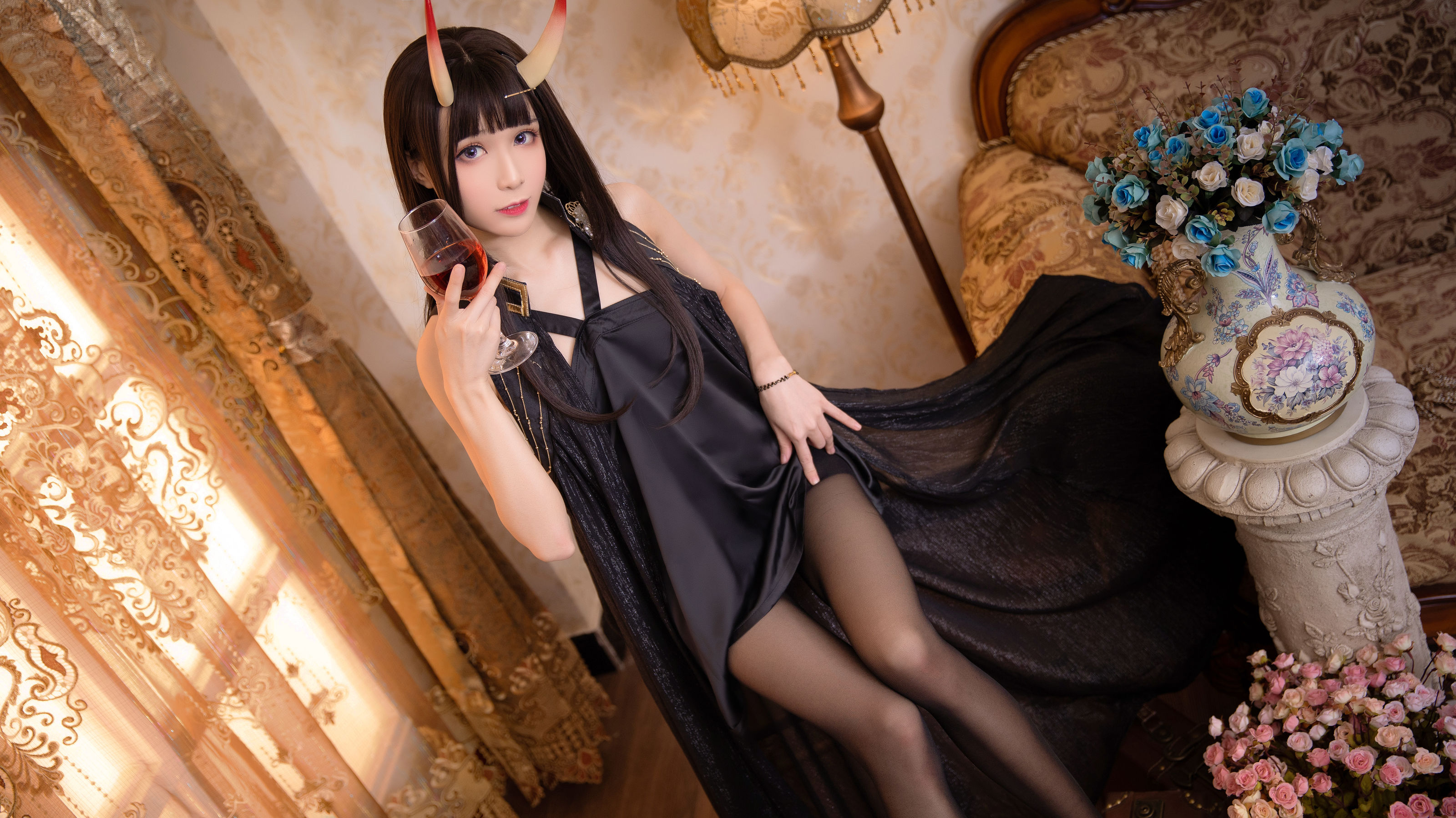 [网红COS] Tomoyo酱 - 碧蓝 能代礼服