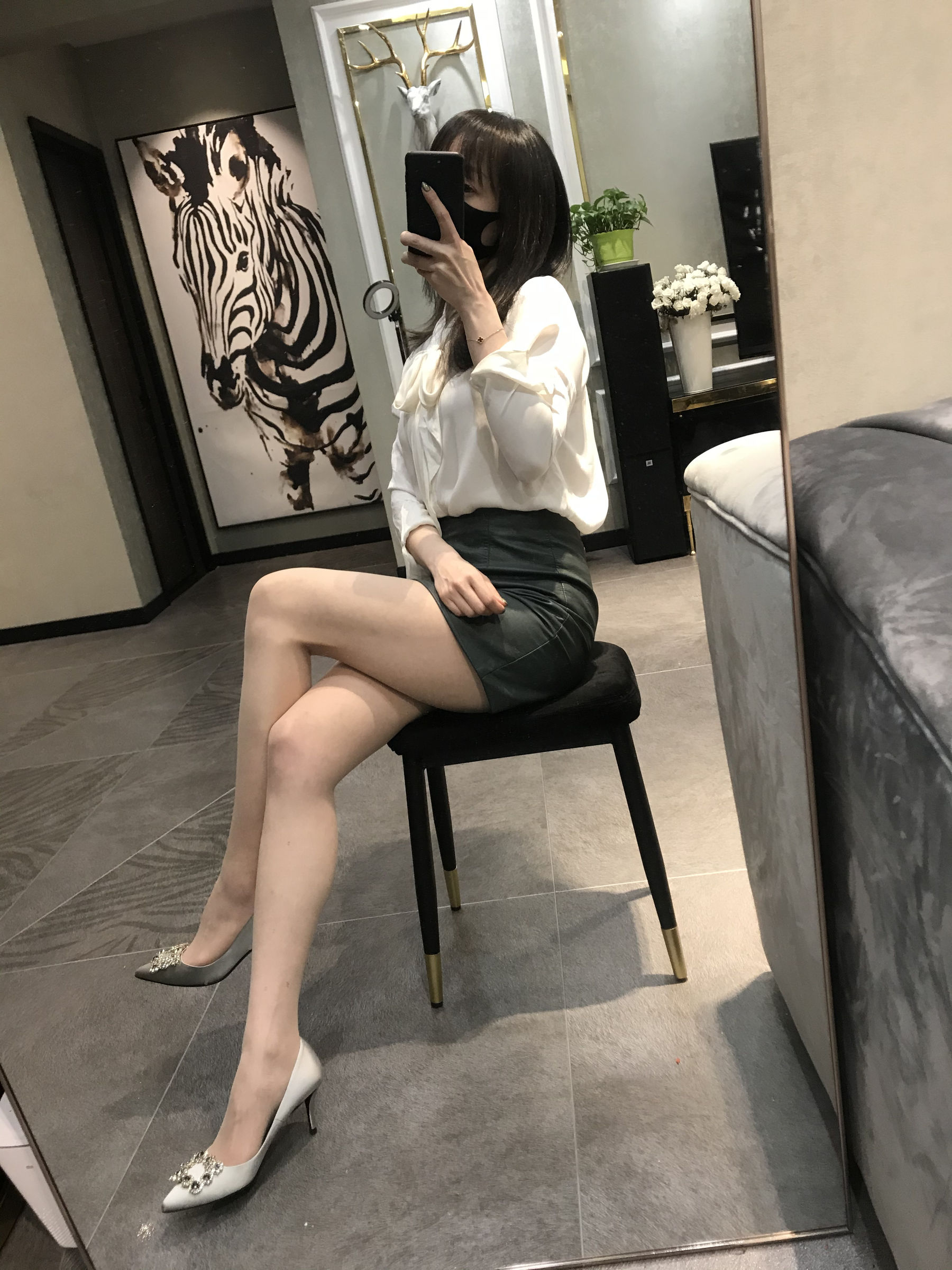 丝足博主麋鹿_Monroe 2020.04.04 圆臀诱惑