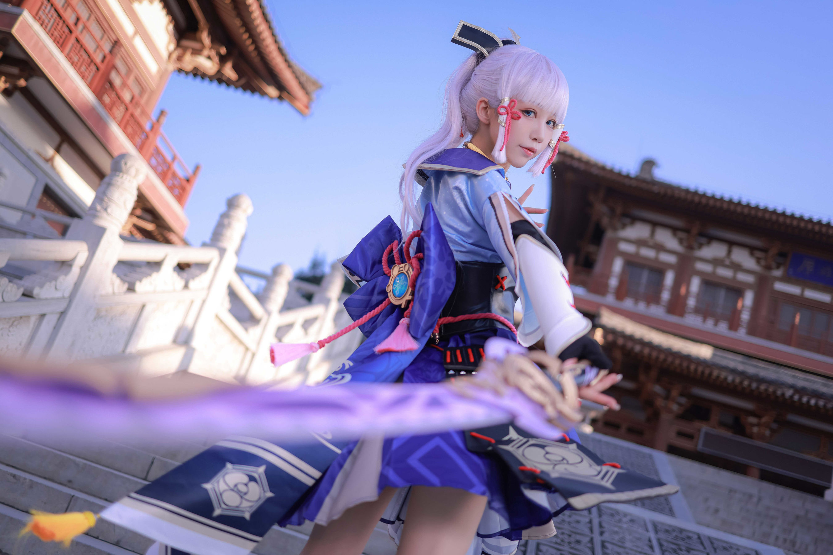 [网红COS] 动漫博主水淼aqua - 神里绫华