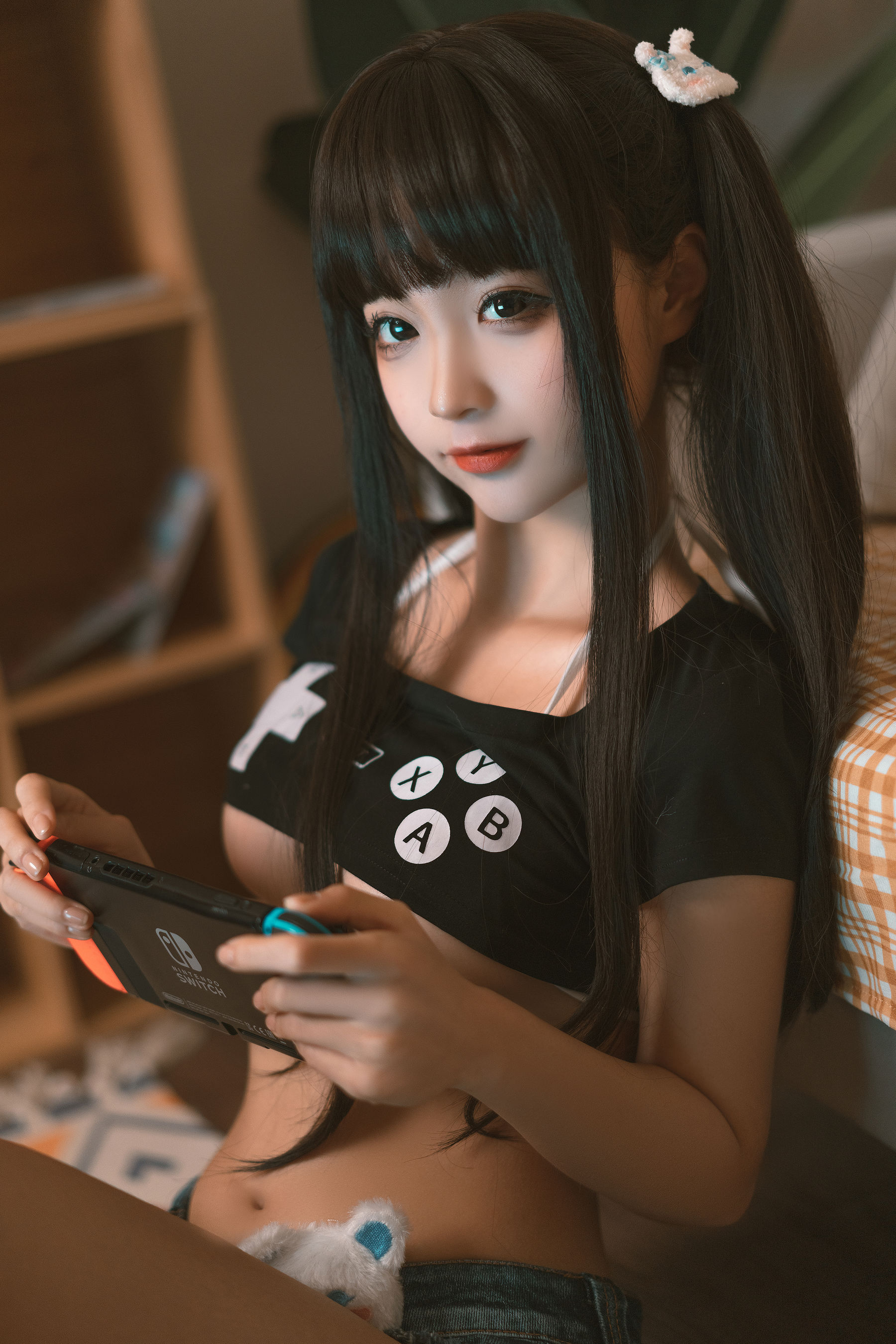[网红COS] 动漫博主蠢沫沫 - 健身环
