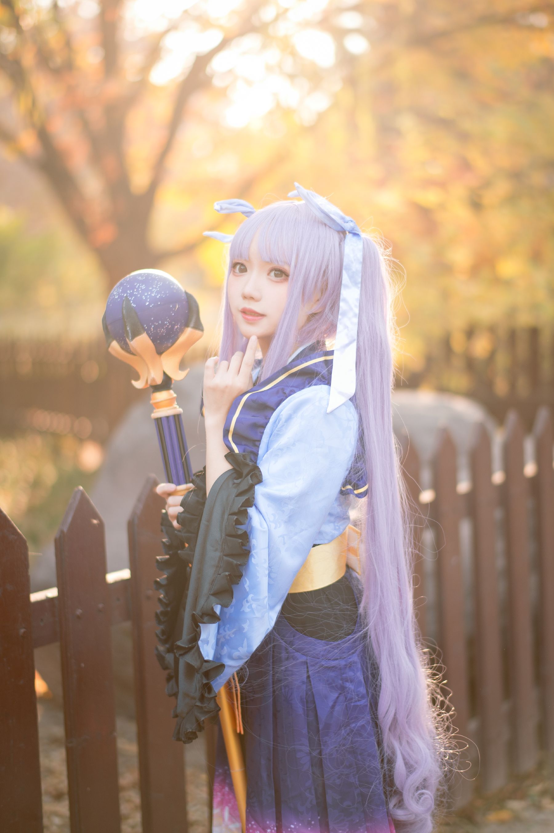 [网红COS] 花柒Hana - 镜华小仓唯