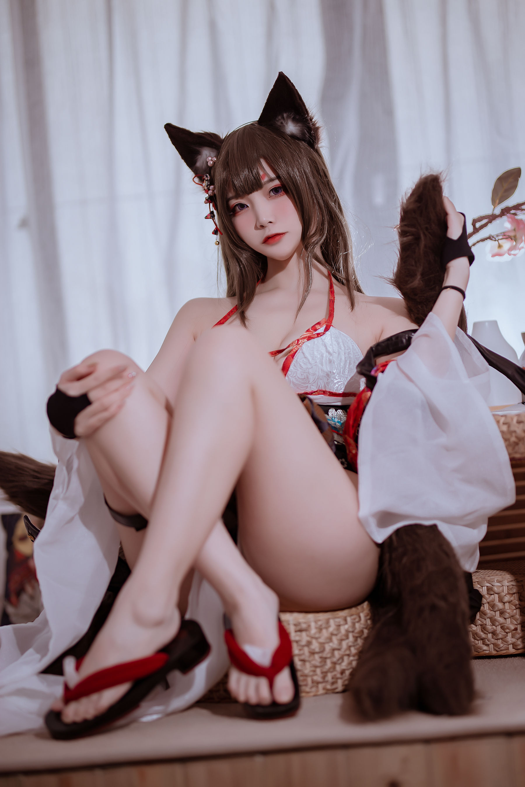[福利COS] 人气Coser二佐Nisa - 碧蓝 天城泳装
