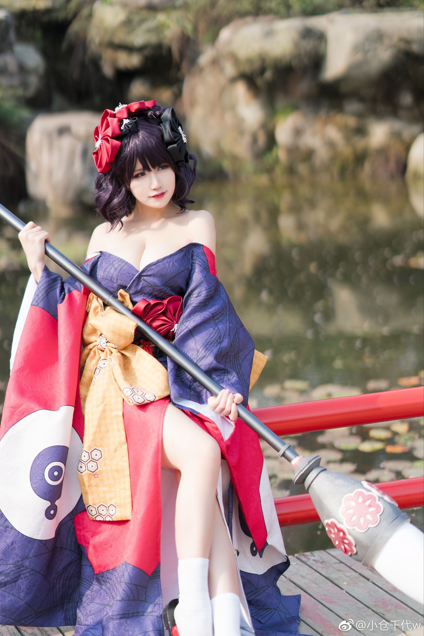 [福利COS] 动漫博主小仓千代w - 葛饰北斋