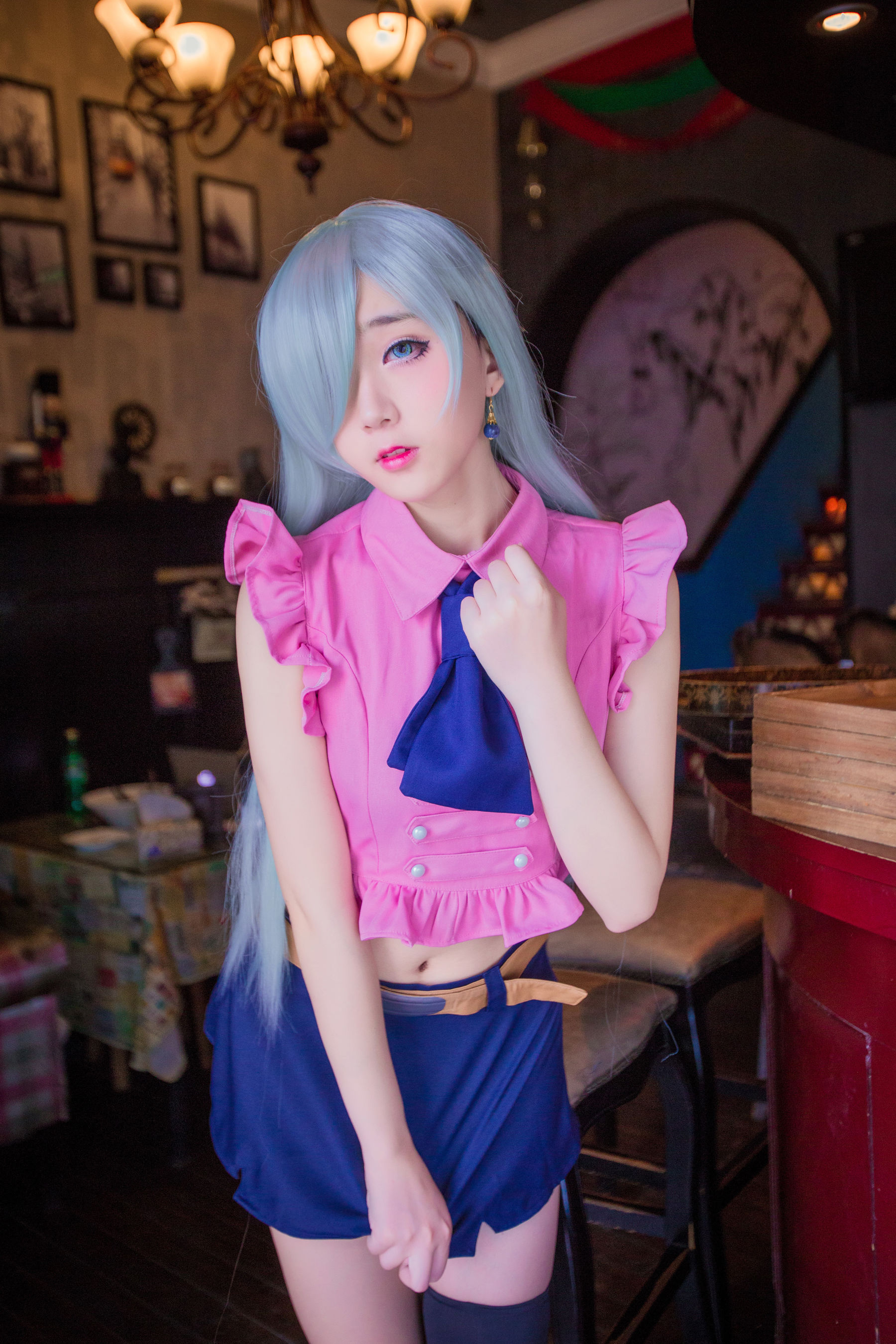 [福利COS] 动漫博主浅野菌子 - 七原罪 伊丽莎白・里昂妮丝