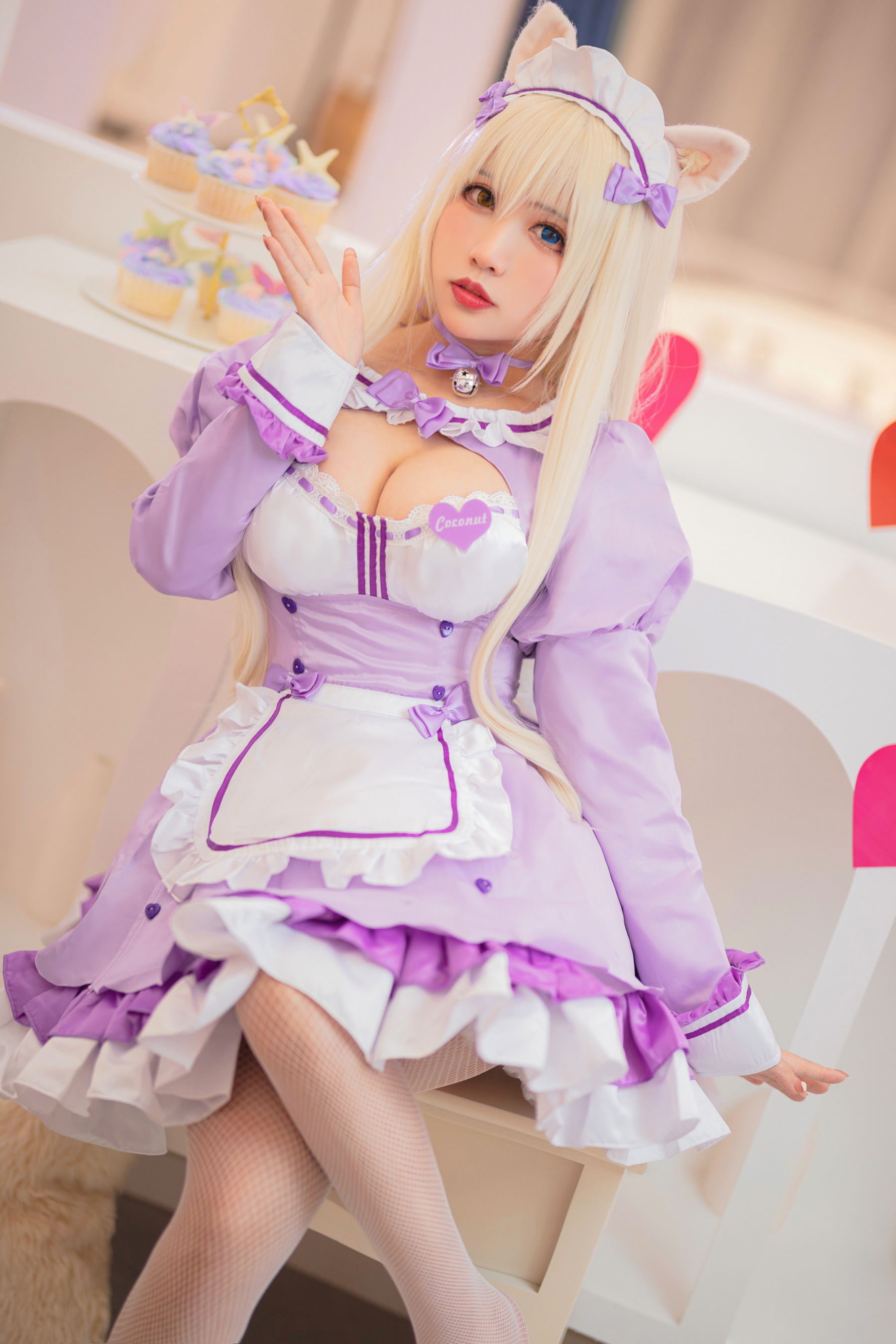  [福利COS] 动漫博主貓田聖奈奈(桃之啾啾) - 椰子