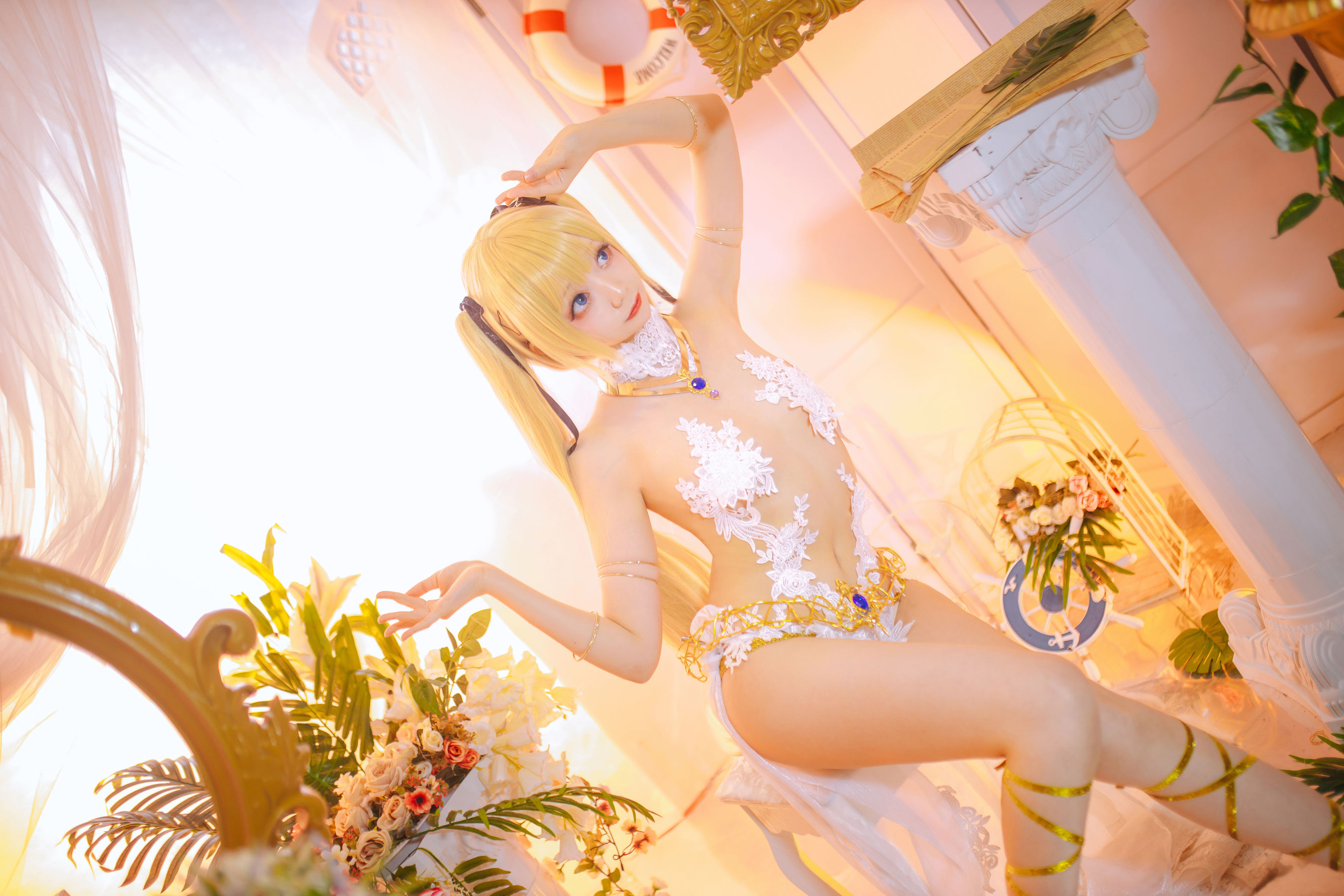 [福利COS] 小野寺地瓜 - 玛丽萝丝 天使翅膀