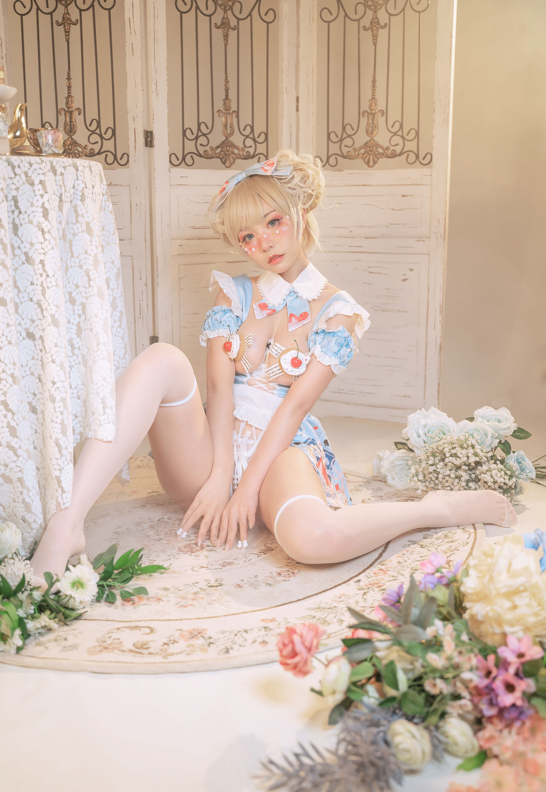 [福利COS] 爆机少女喵小吉 - 秘密茶会