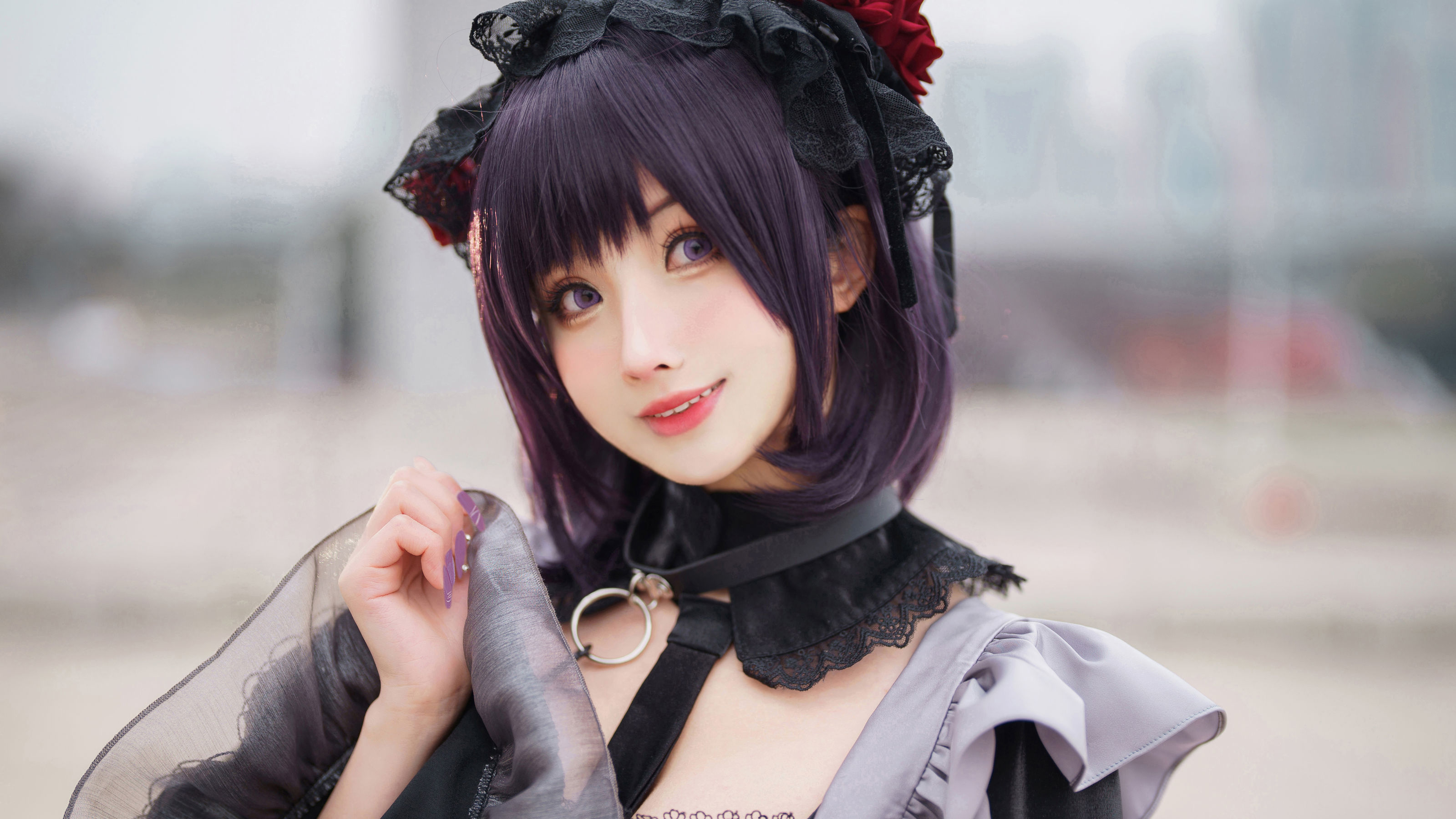  [福利COS] COS福利rioko凉凉子(肉扣热热子) - 黑江雫 漫展篇 海梦