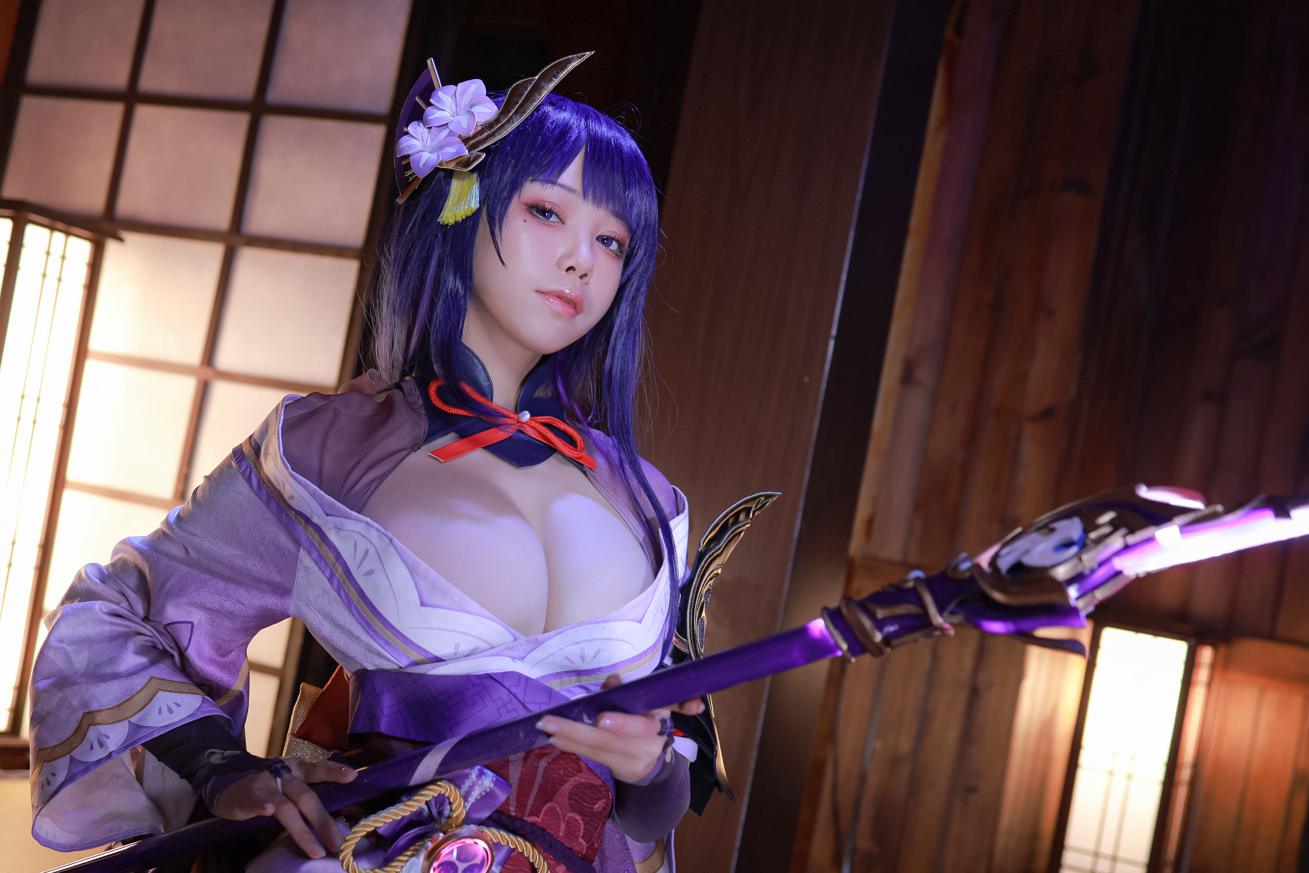 [福利COS] 动漫博主水淼aqua - 雷电将军