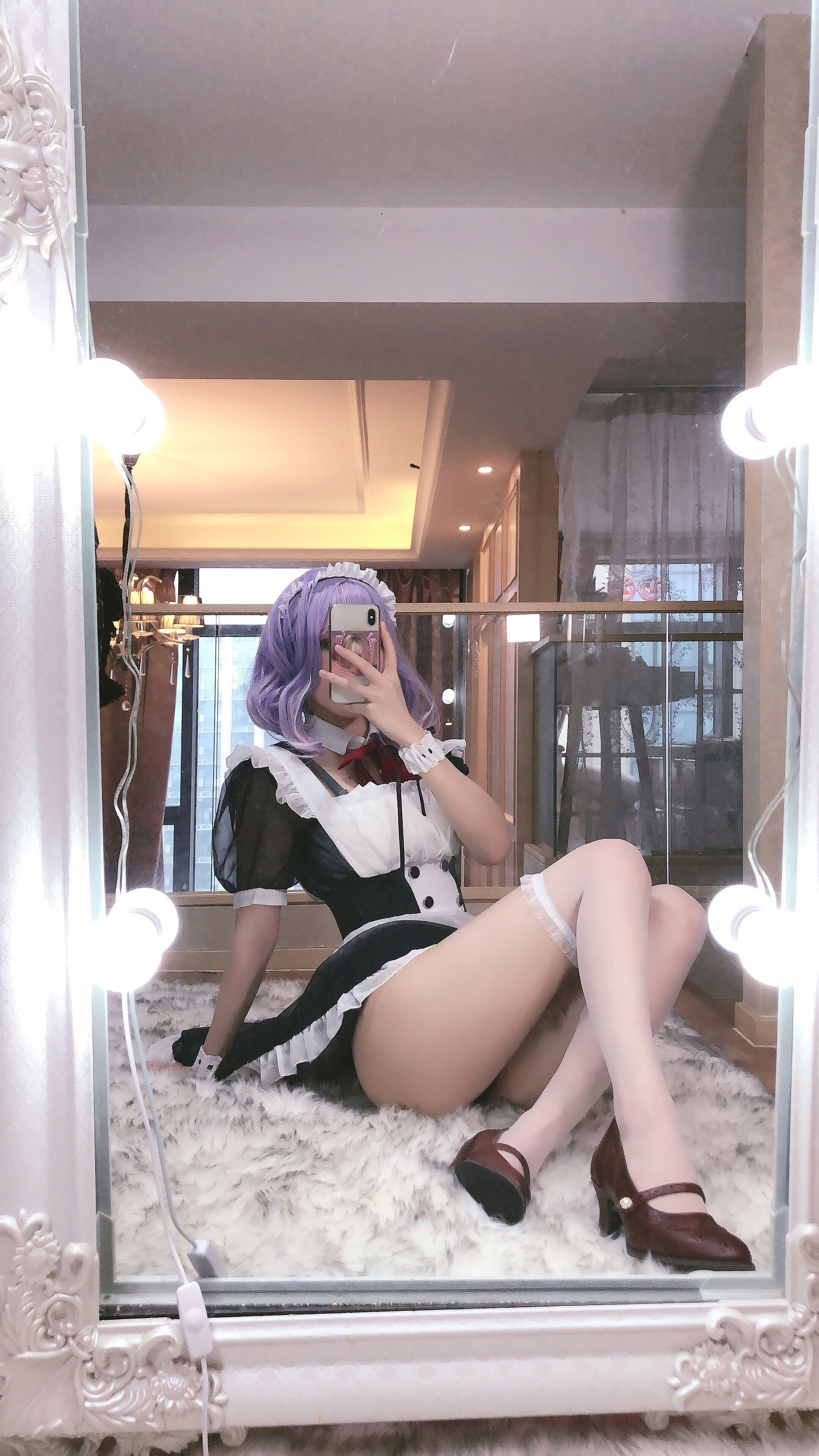 [福利COS] 动漫博主阿包也是兔娘 - 女仆