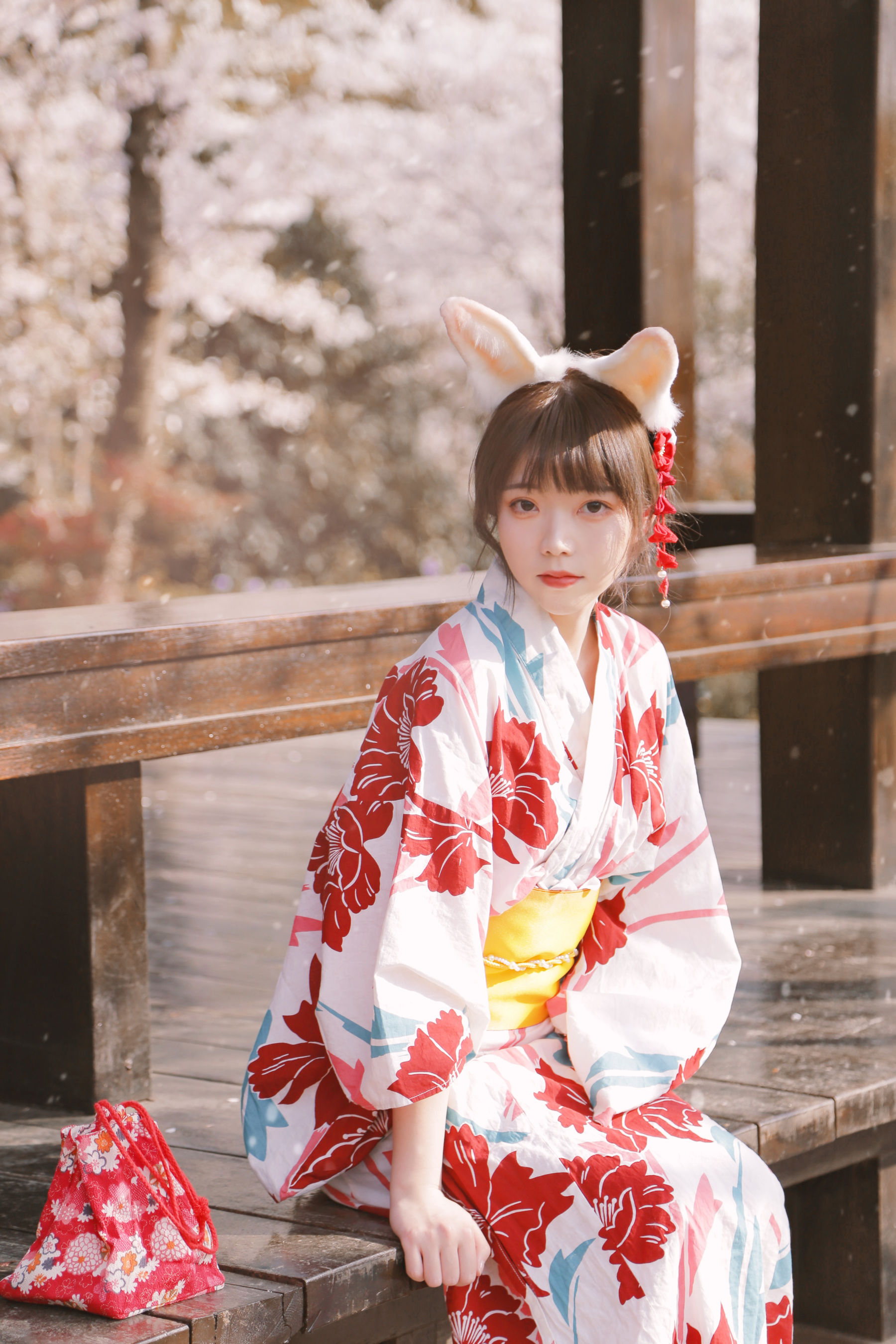 [福利COS] 可爱妹子Fushii_海堂 - 樱花兔兔