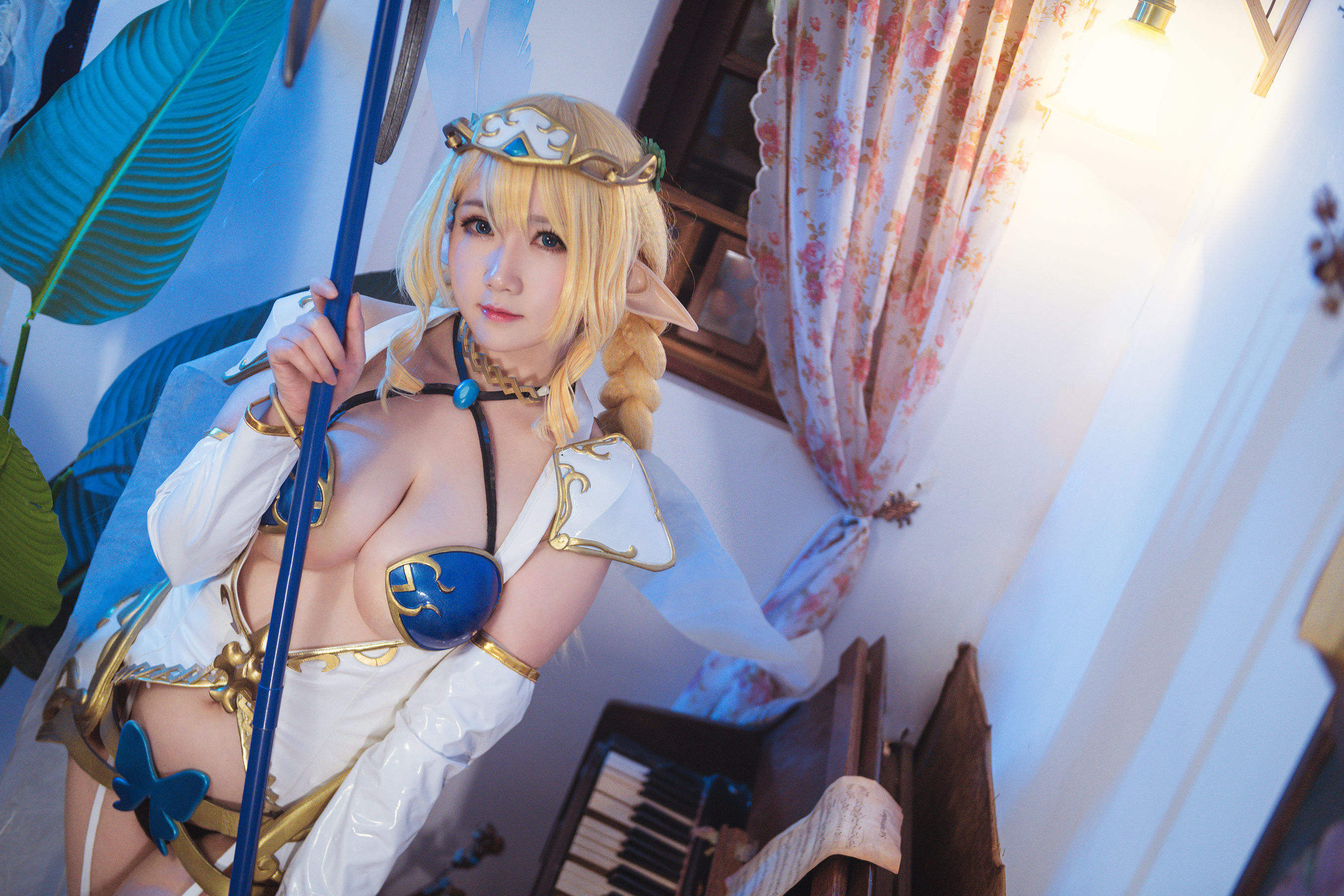 [福利COS] 微肉感萌妹是本末末 - 精灵村