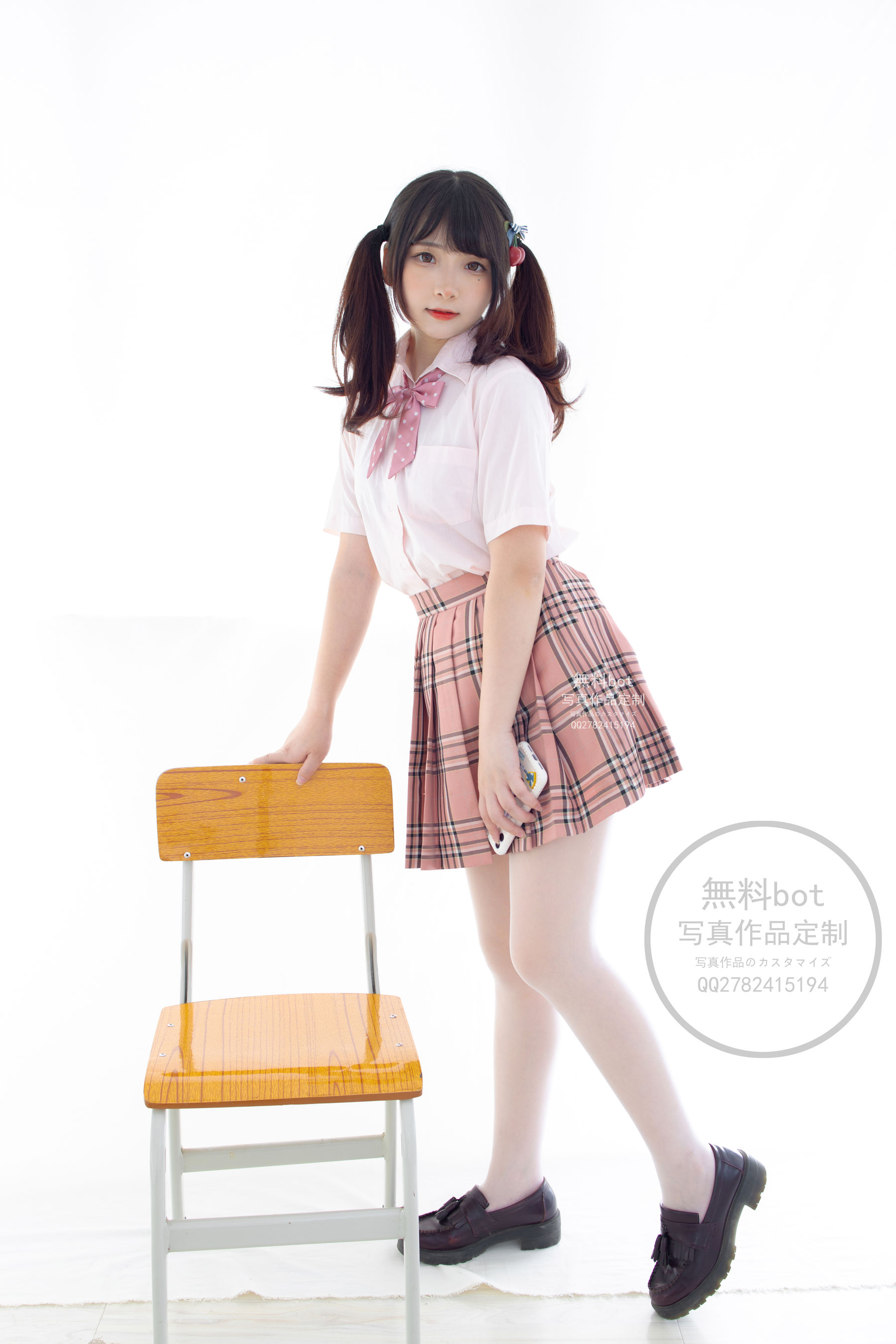 [森萝财团] 無料001 JK格子裙