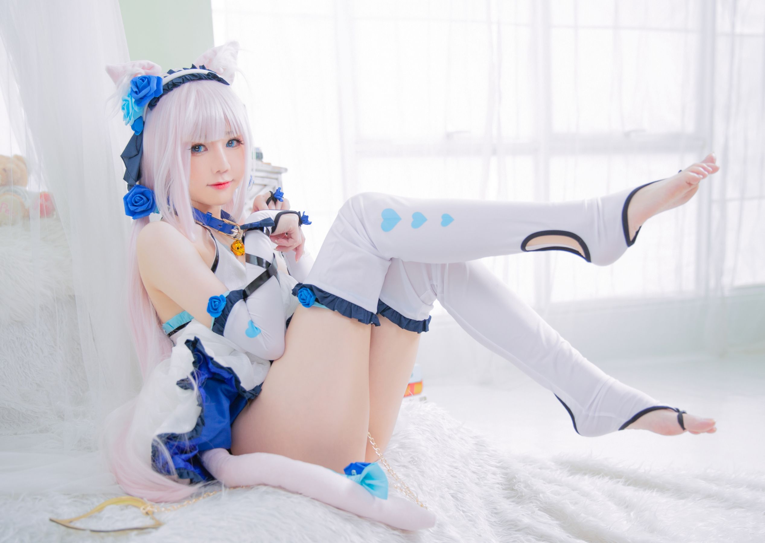 [福利COS] Sally Dorasnow - Nekopara Vanilla Lingerie